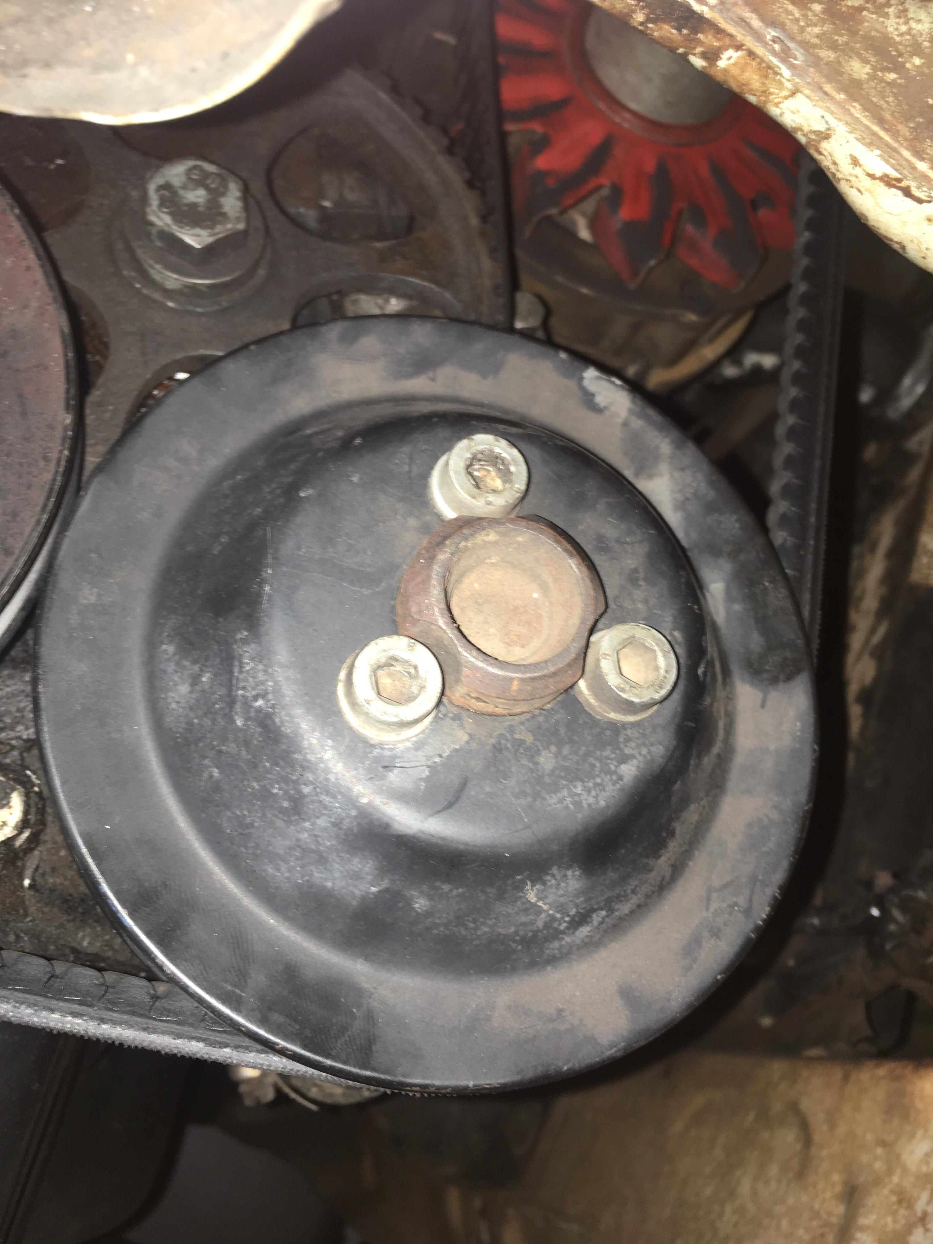 How to tighten a water pump pulley? More in comments. r/MechanicAdvice
