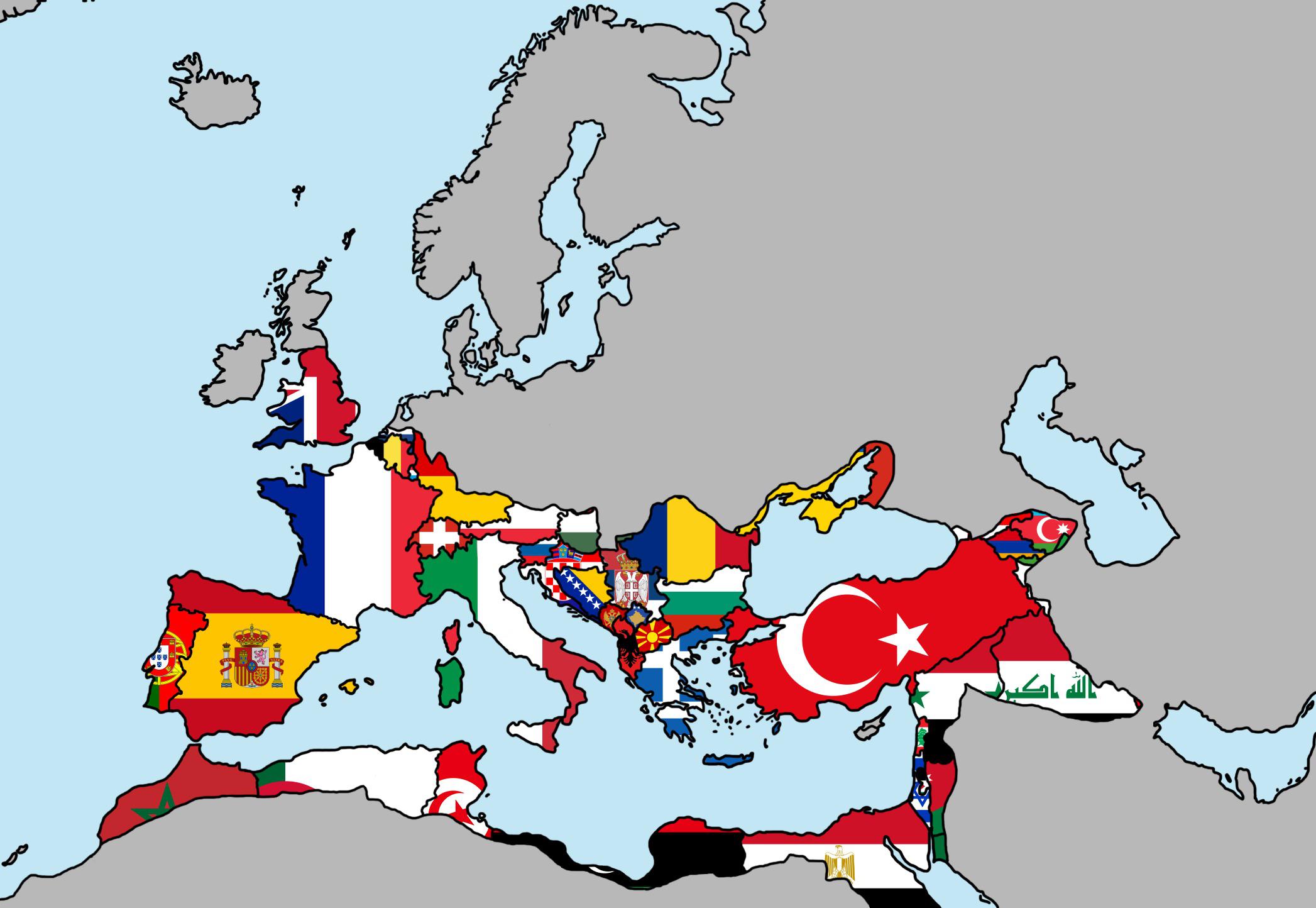 The Roman Empire shown over modern day European borders r/europe