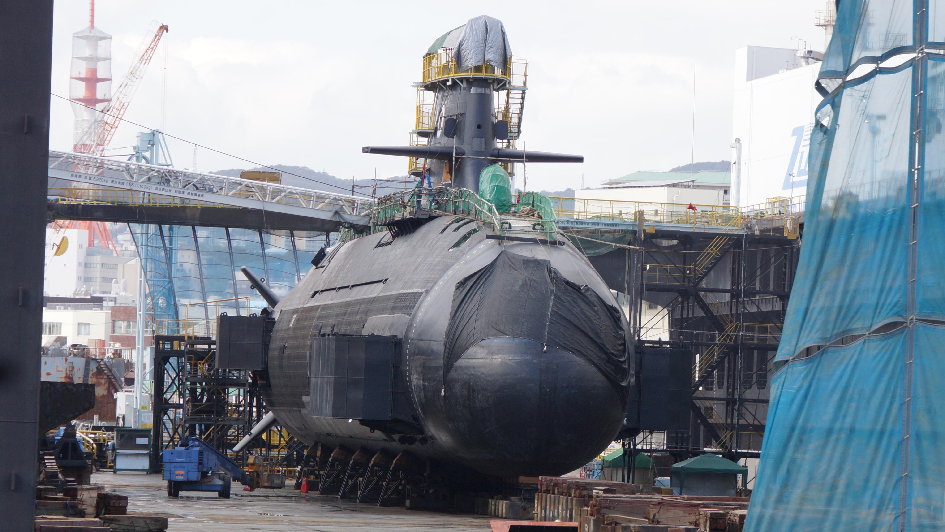 Japan Maritime SelfDéfense Force's Sōryū class attack submarine Shōryū