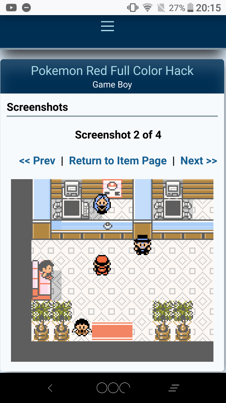 OOF.. found a Pokémon Red "full colour" patch on Romhacking. I'll be downloading this! Gonna