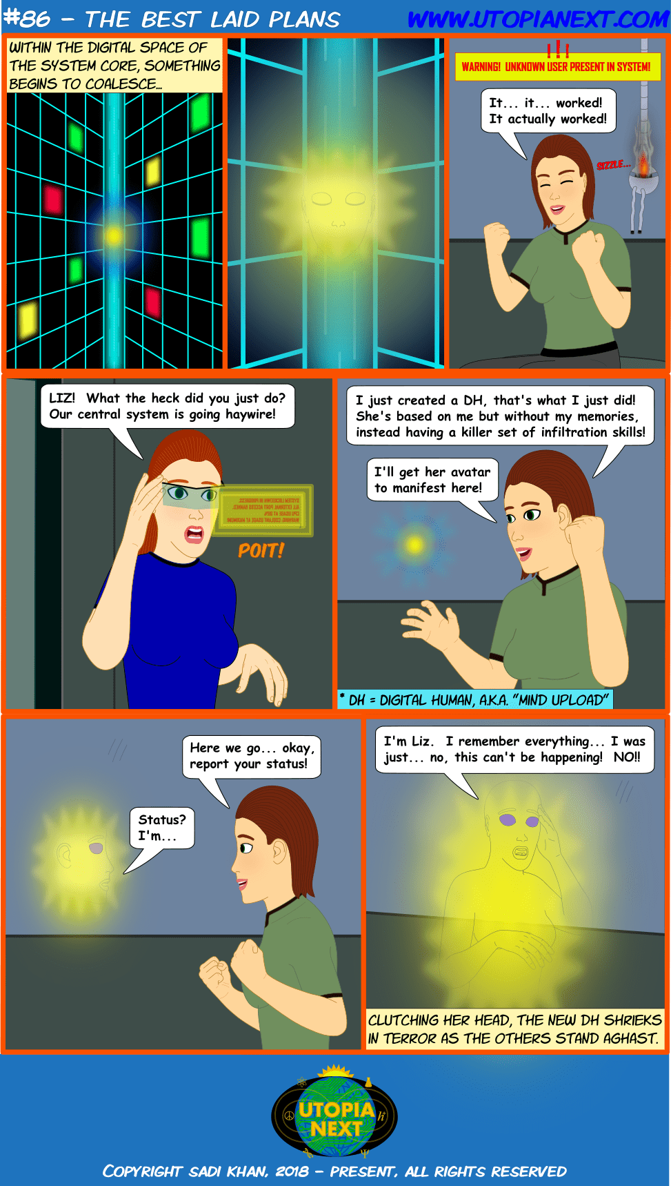 Utopia Next 86 "The Best Laid Plans" sometimes go astray, and