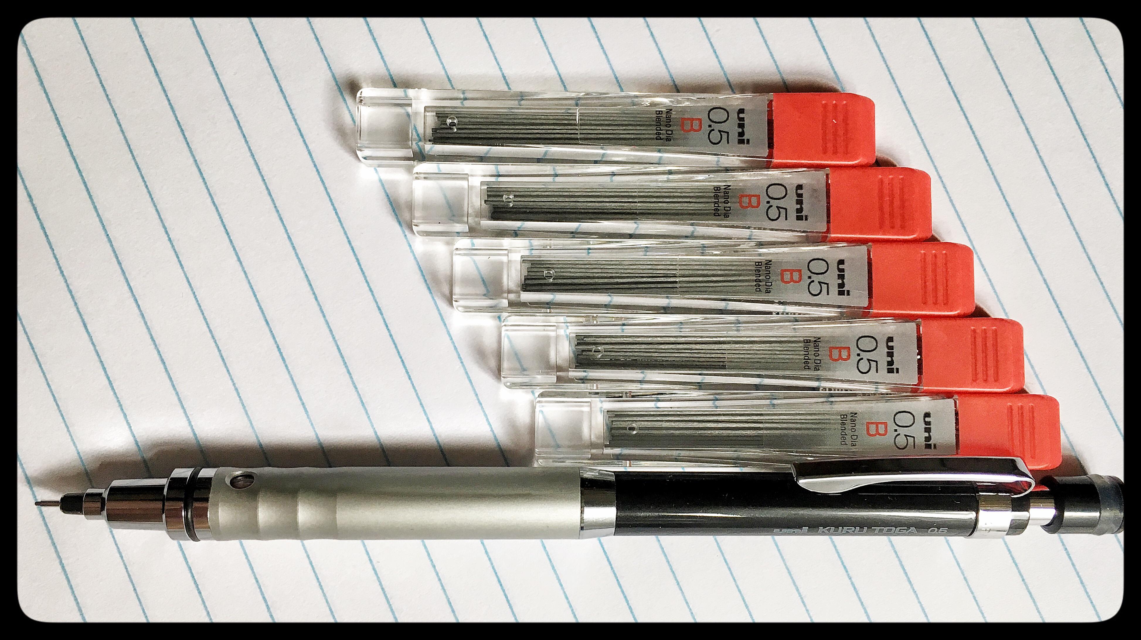 My first “premium” Kuru Toga. Still hunting the all metal version