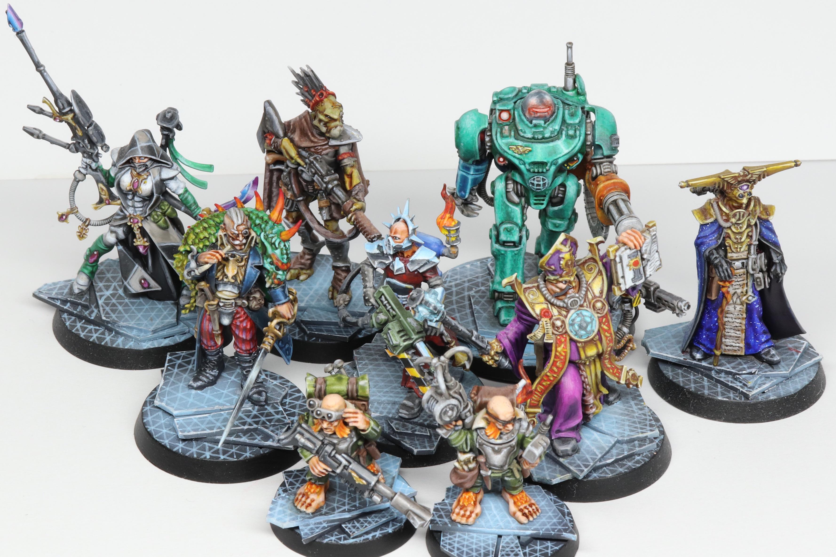 Finally finished the Blackstone Fortress core explorers! Such a fun