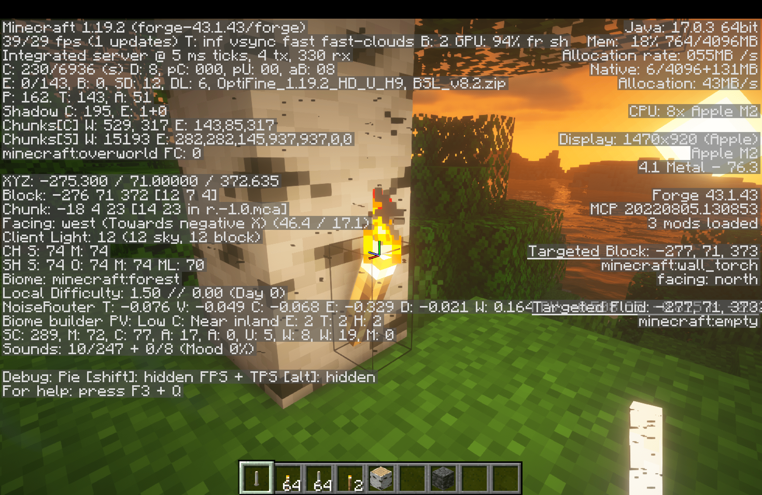 Visual glitch with BSL shaders. Help? r/Minecraft