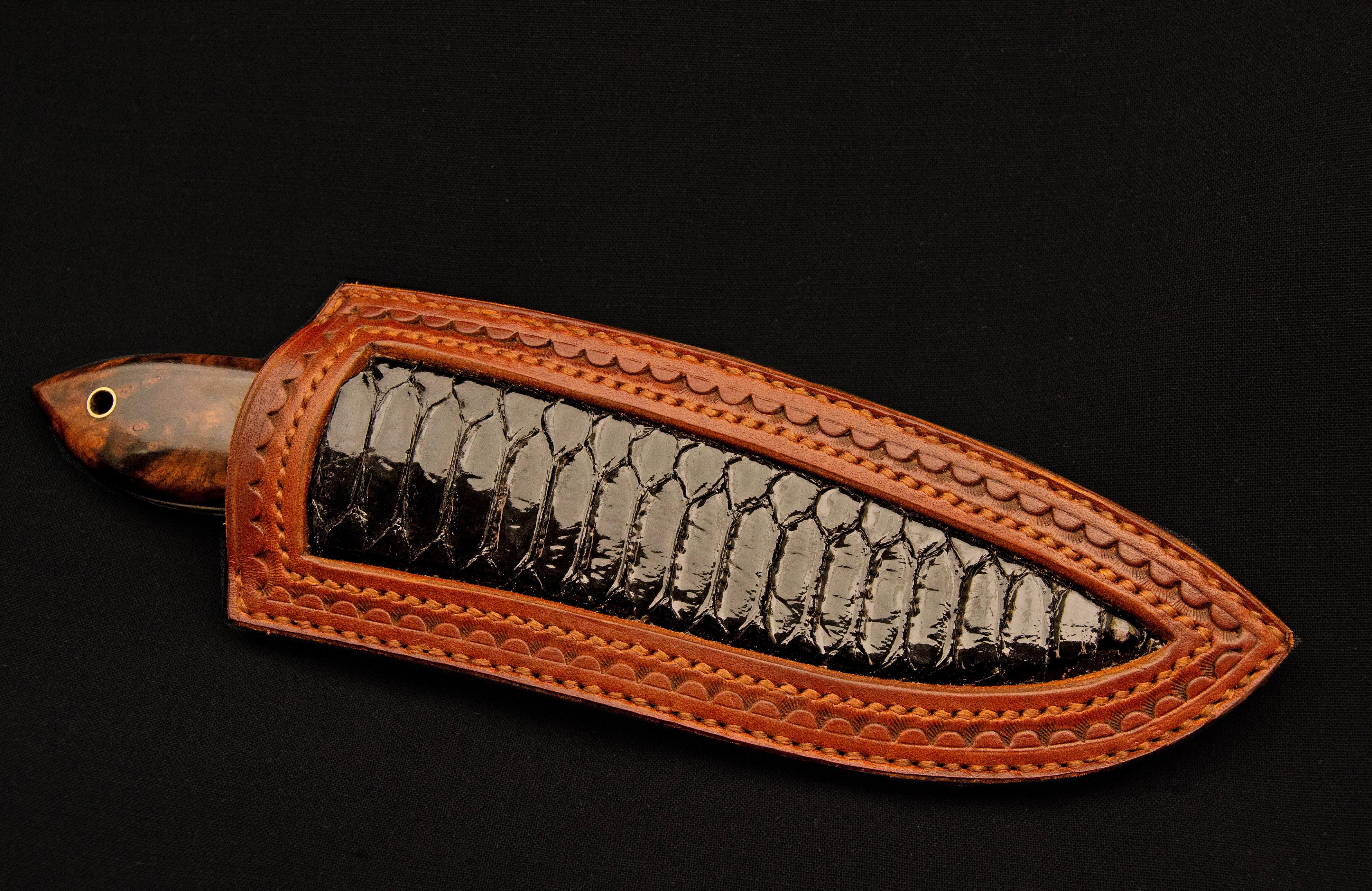 Knife sheath i finished recently r/Leathercraft