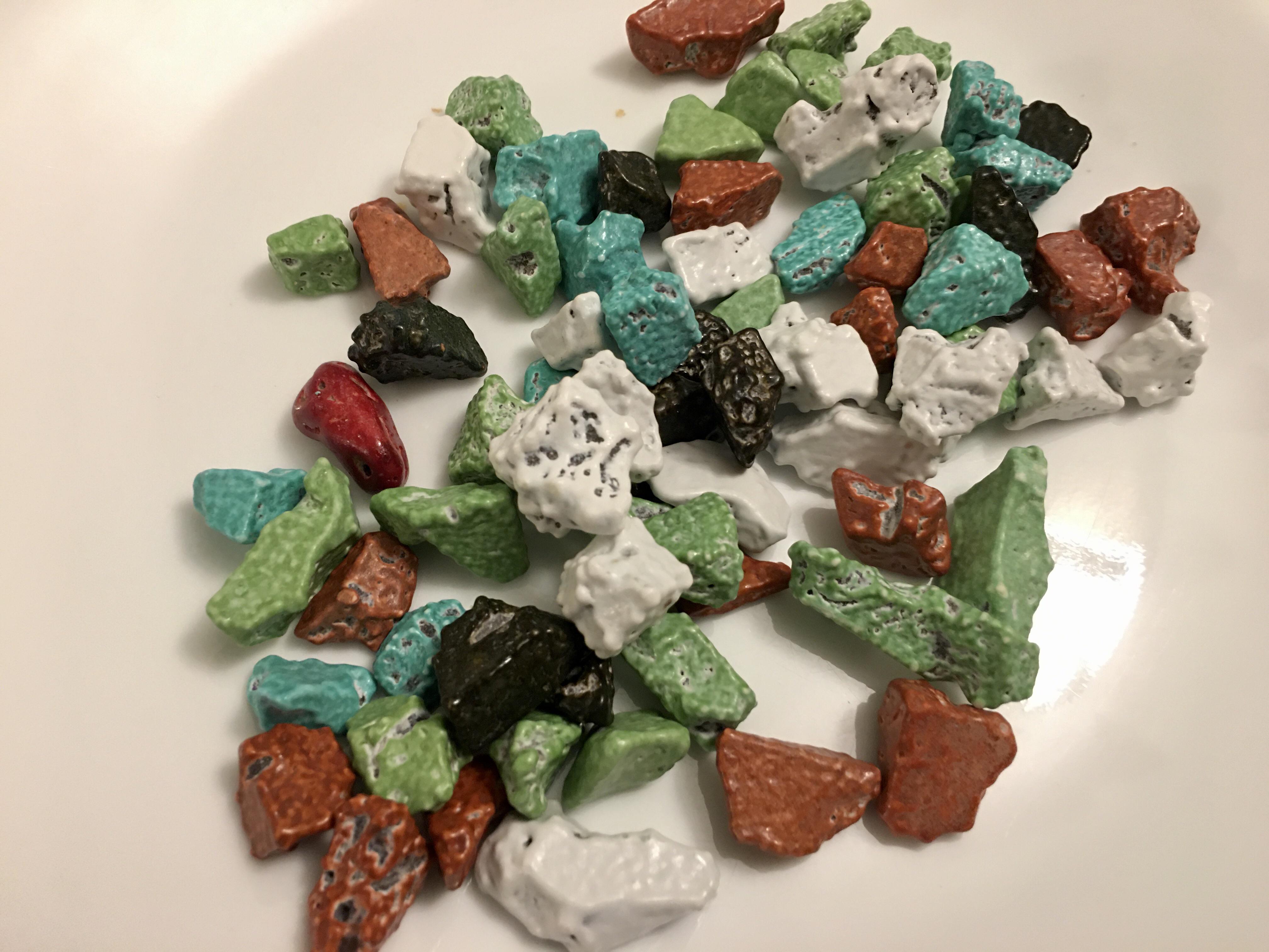 These are Rock Chocolates which look like rocks but melt in your mouth