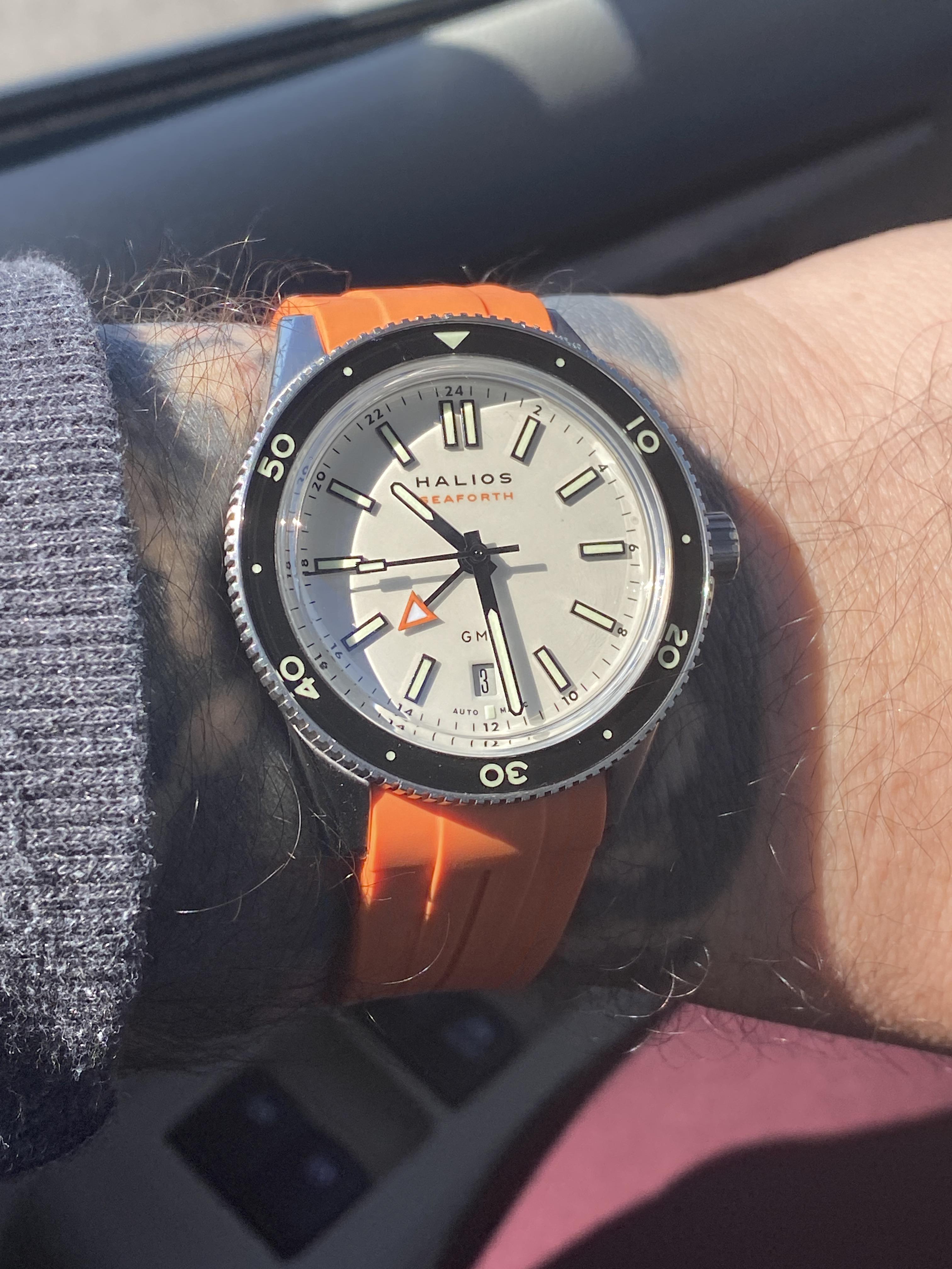 [WTS] HALIOS SEAFORTH GMT WITH DIVE BEZEL/NIMBUS GREY 2000 r