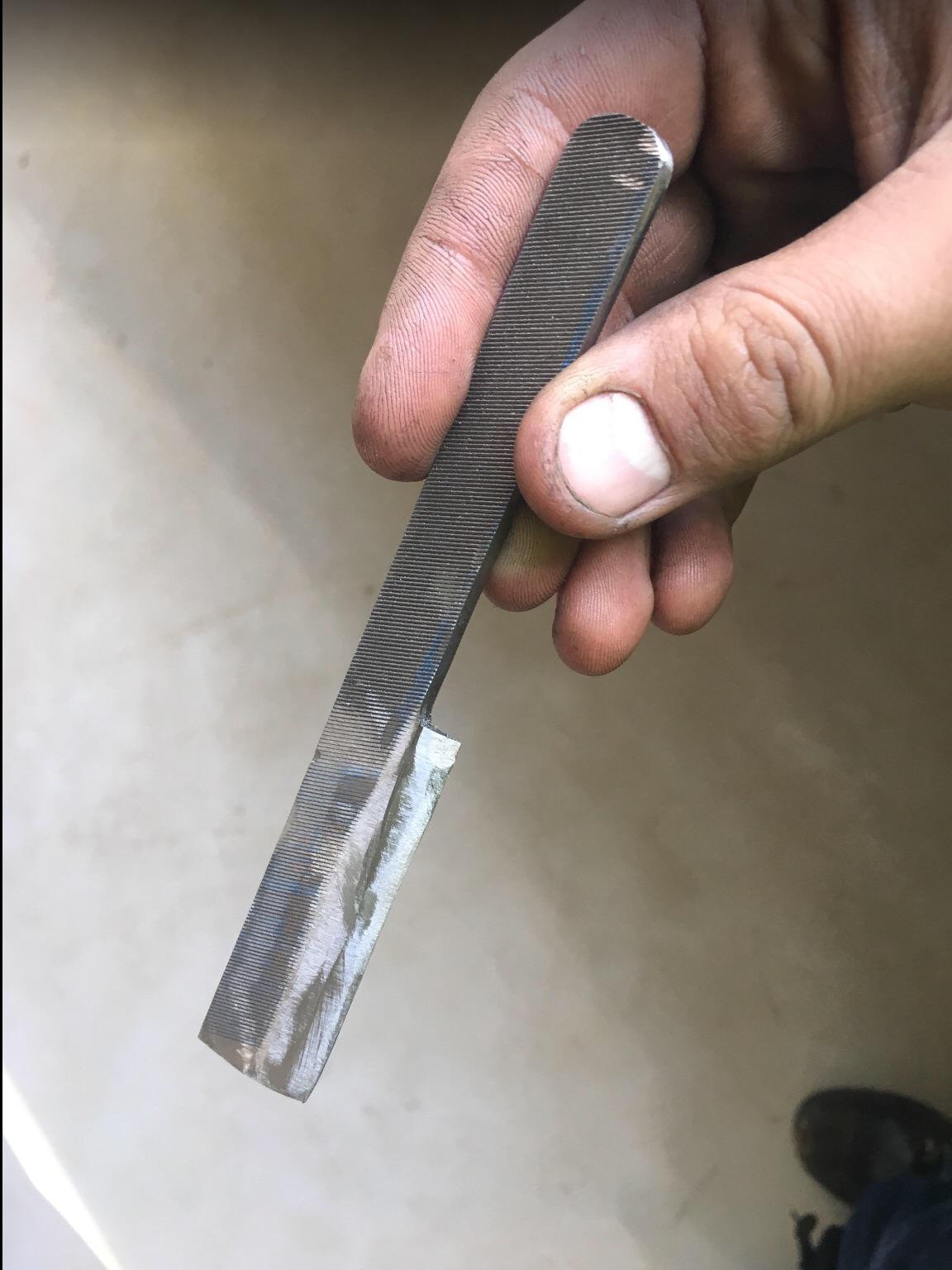 About an hour and a half and I made a small wood carving knife from a