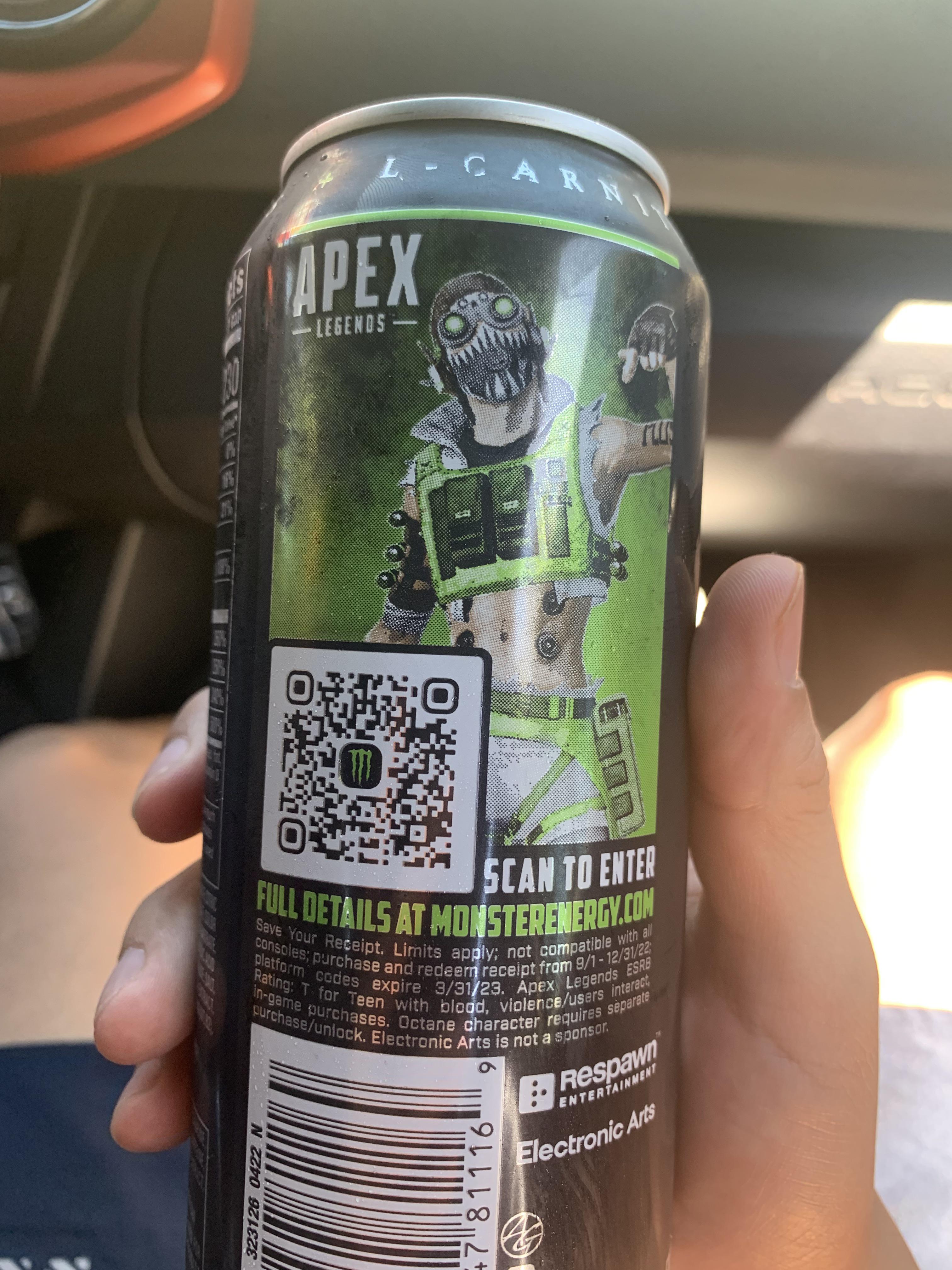 Monster Energy Qr Code at Marilyn Brown blog
