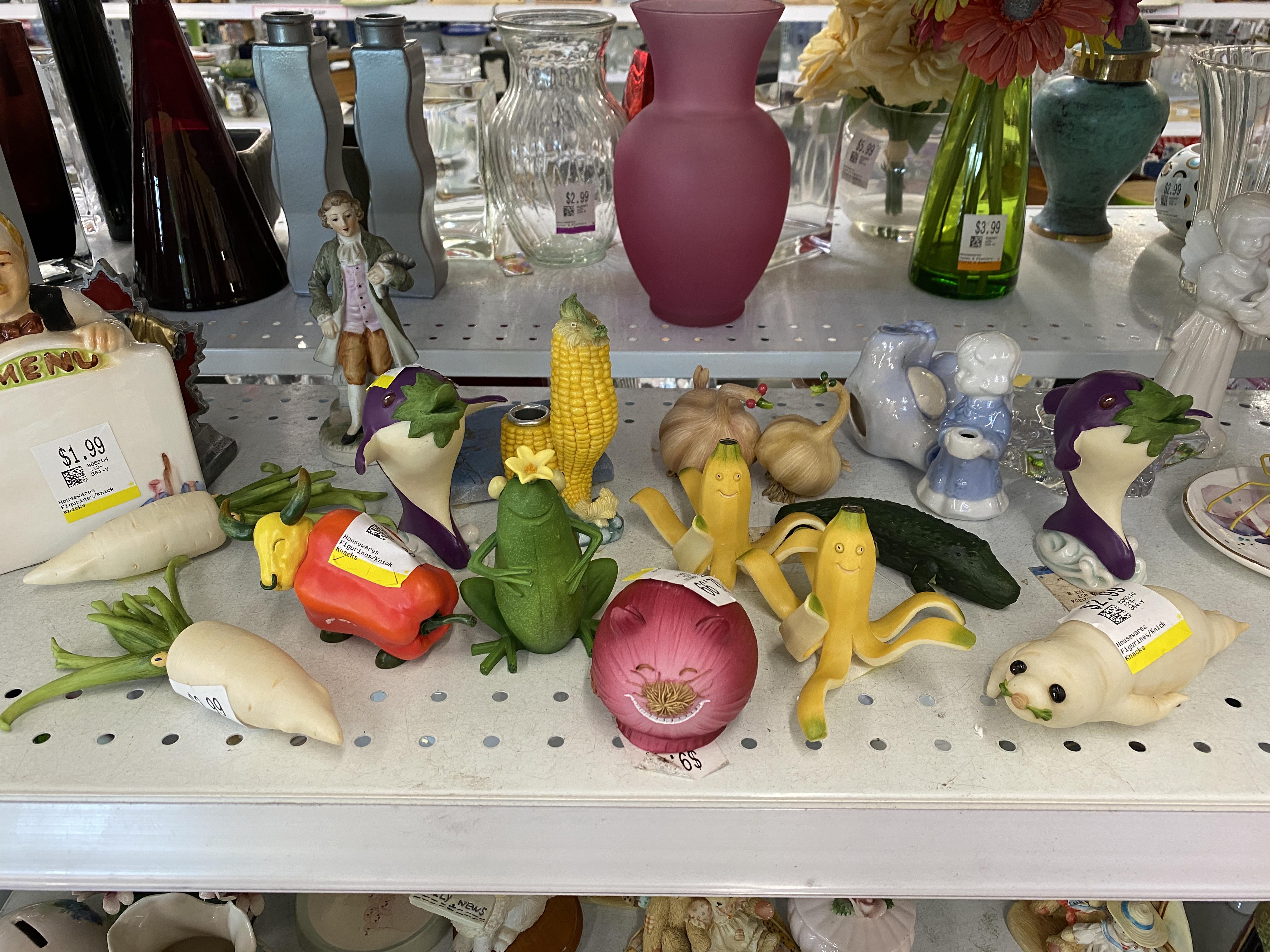 Catch and release! Enesco Home Grown figurines 2.99 at VV in New