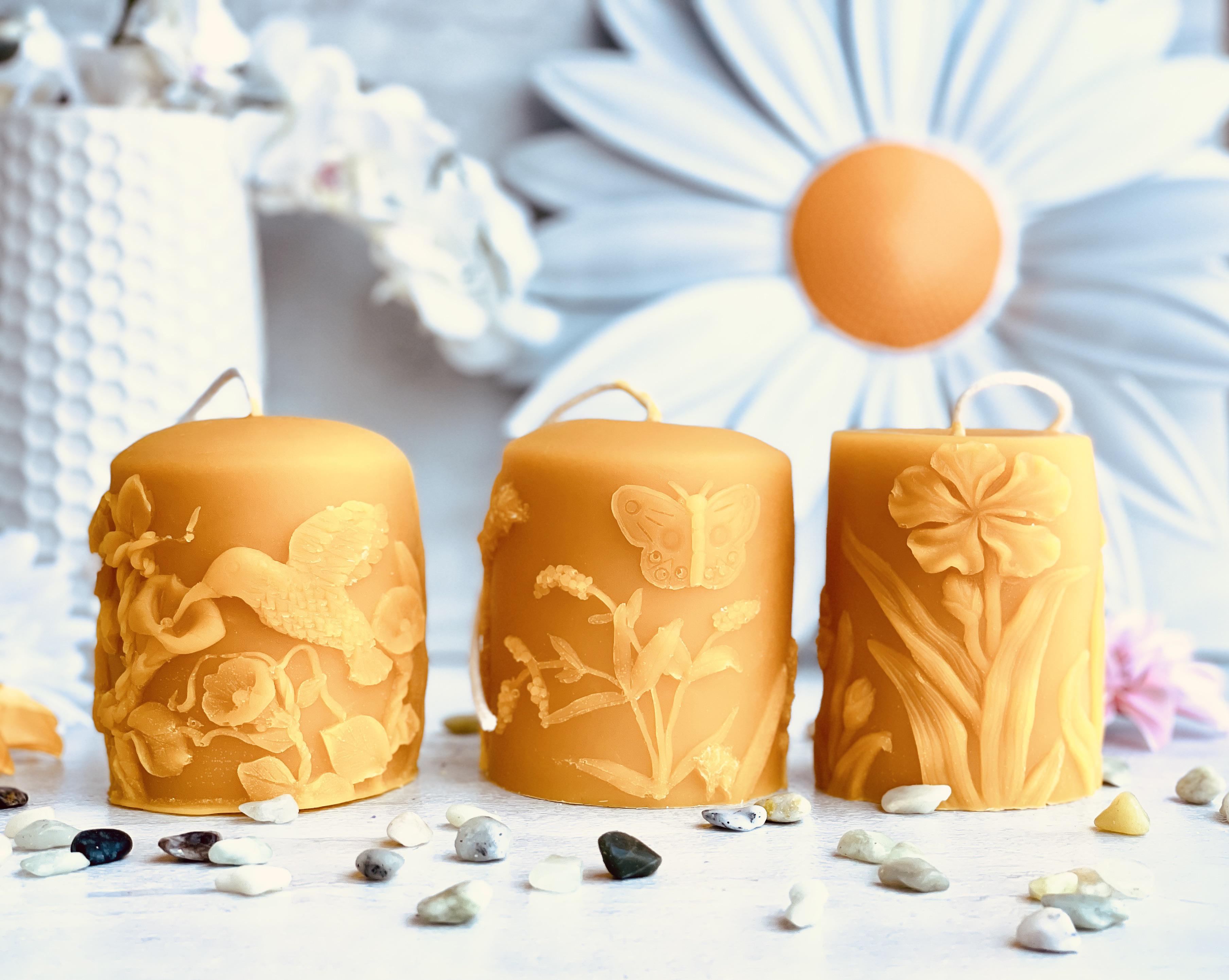 First attempt at scented candles aren't all that smelly. Any ideas on