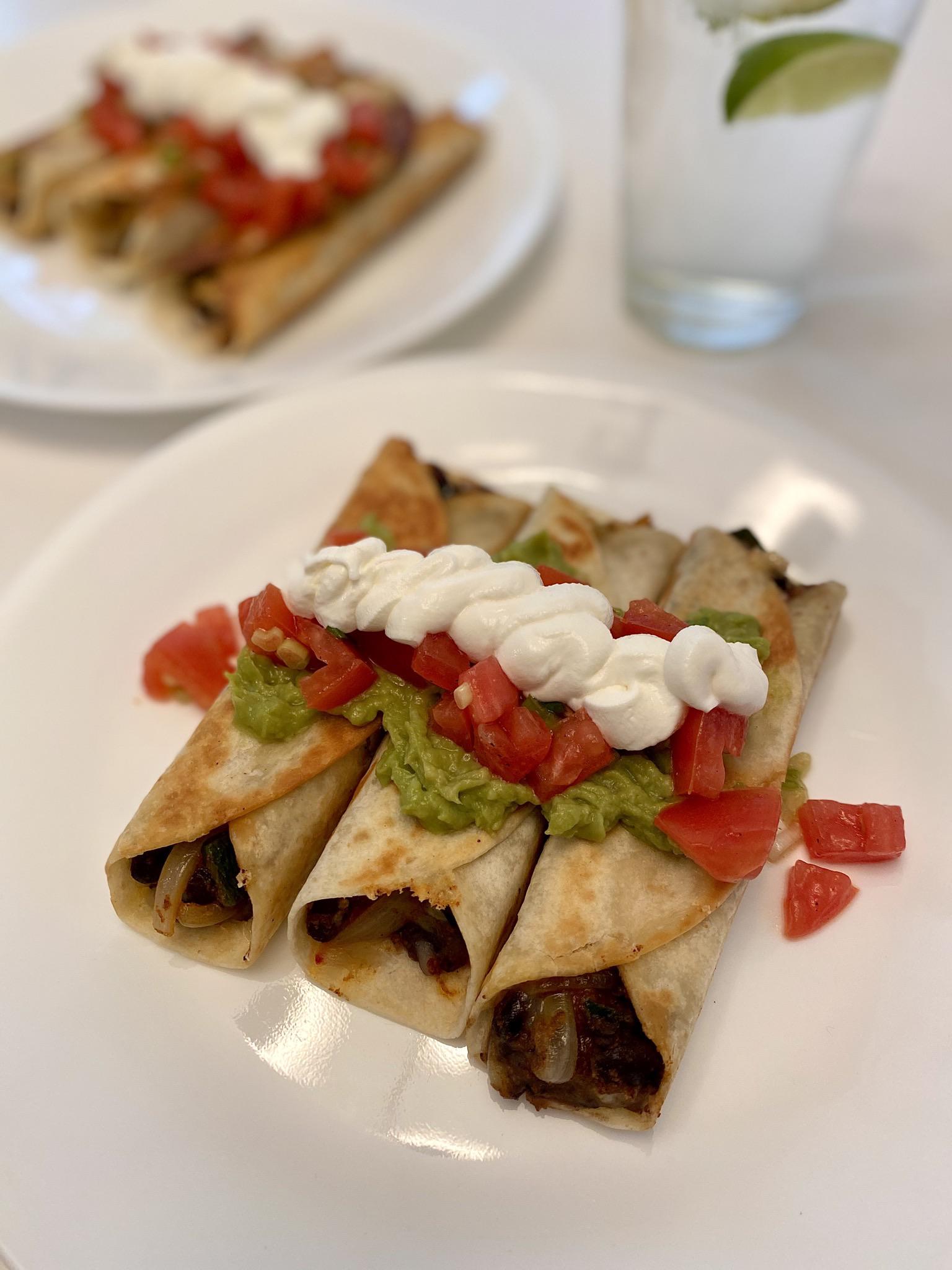 Black Bean and Poblano Flautas r/hellofresh