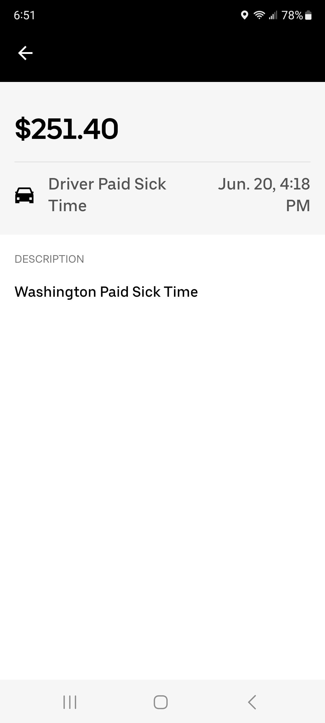 Sick time r/uberdrivers