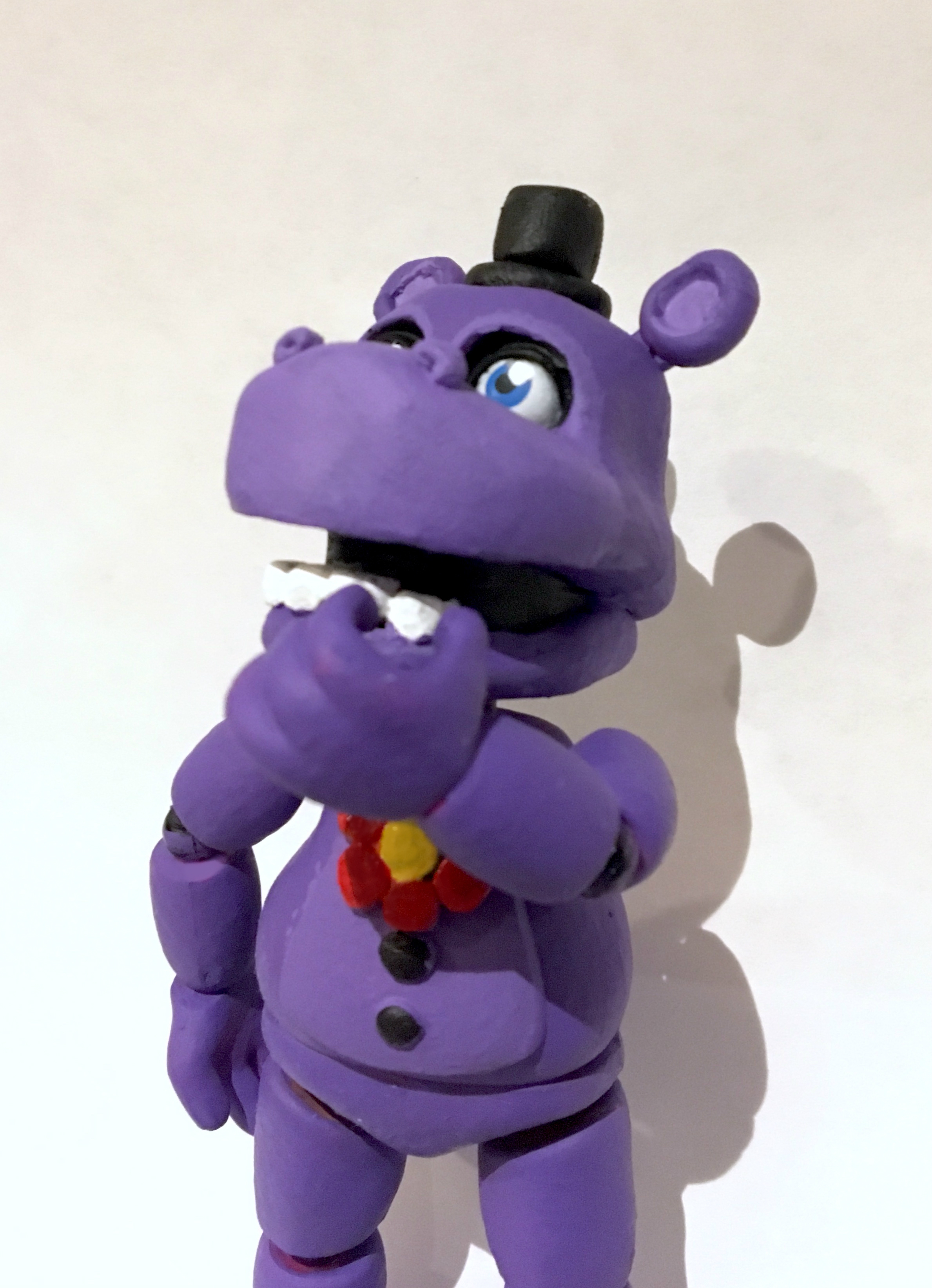 [Fanart] Custom Mr.Hippo Funko Figure I did. fivenightsatfreddys