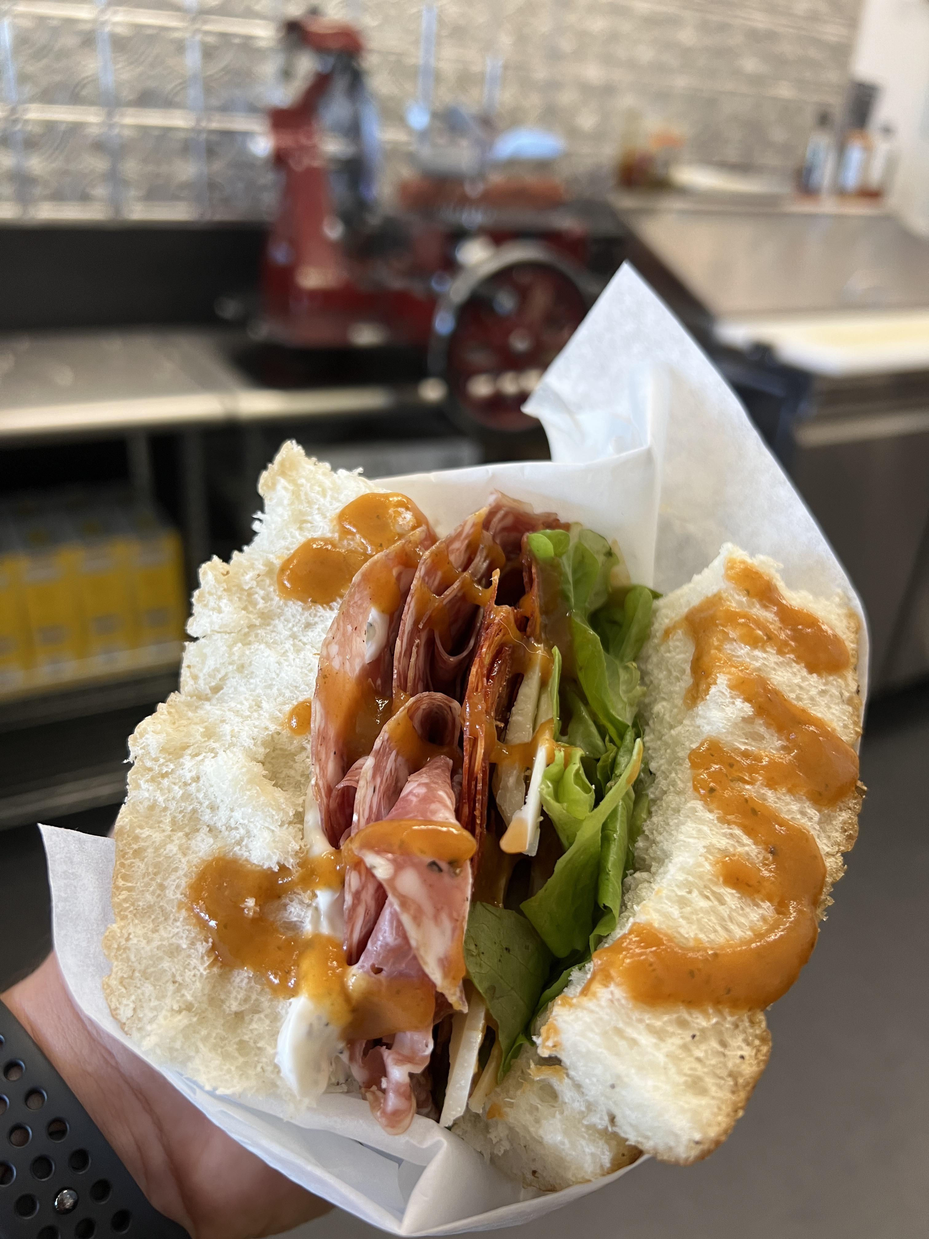 “The Spicy” from Cold Shoulder Gourmet. (Charleston,SC) r/Sandwiches