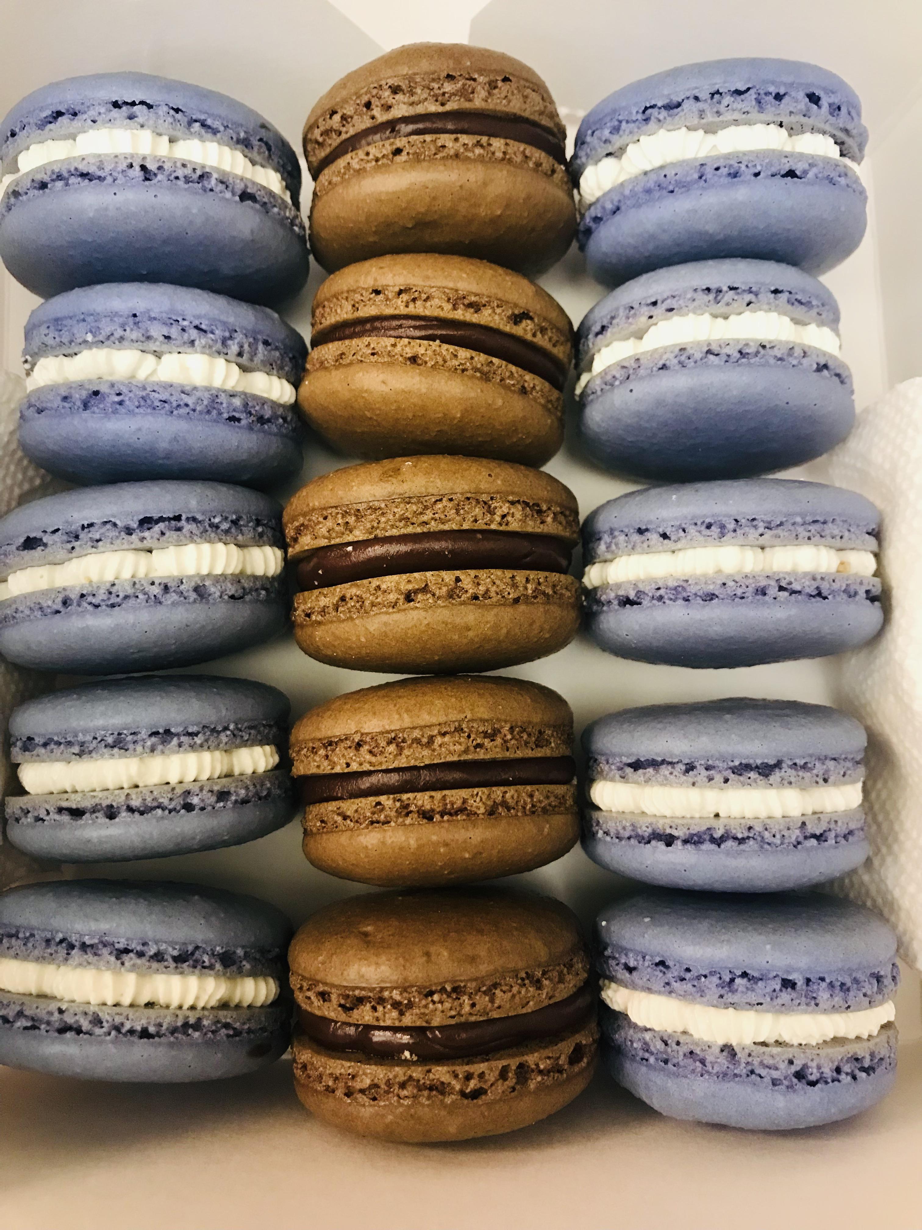 S’mores filling. Marshmallow buttercream with chocolate ganache and