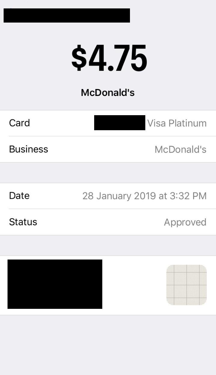 I dont understand something with Apple Pay. When I use my Visa card on