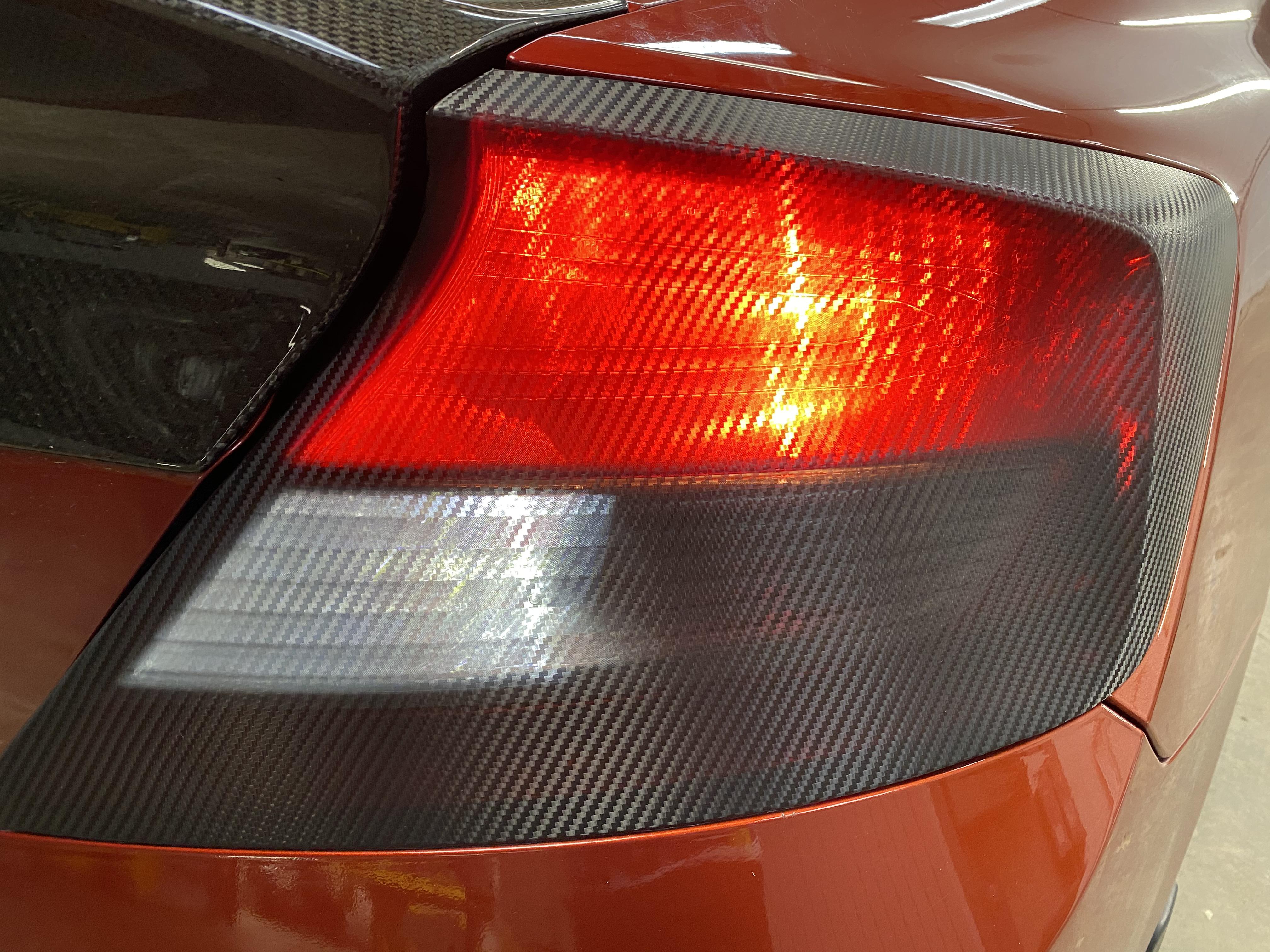 Carbon fiber taillights FTW! CarWraps