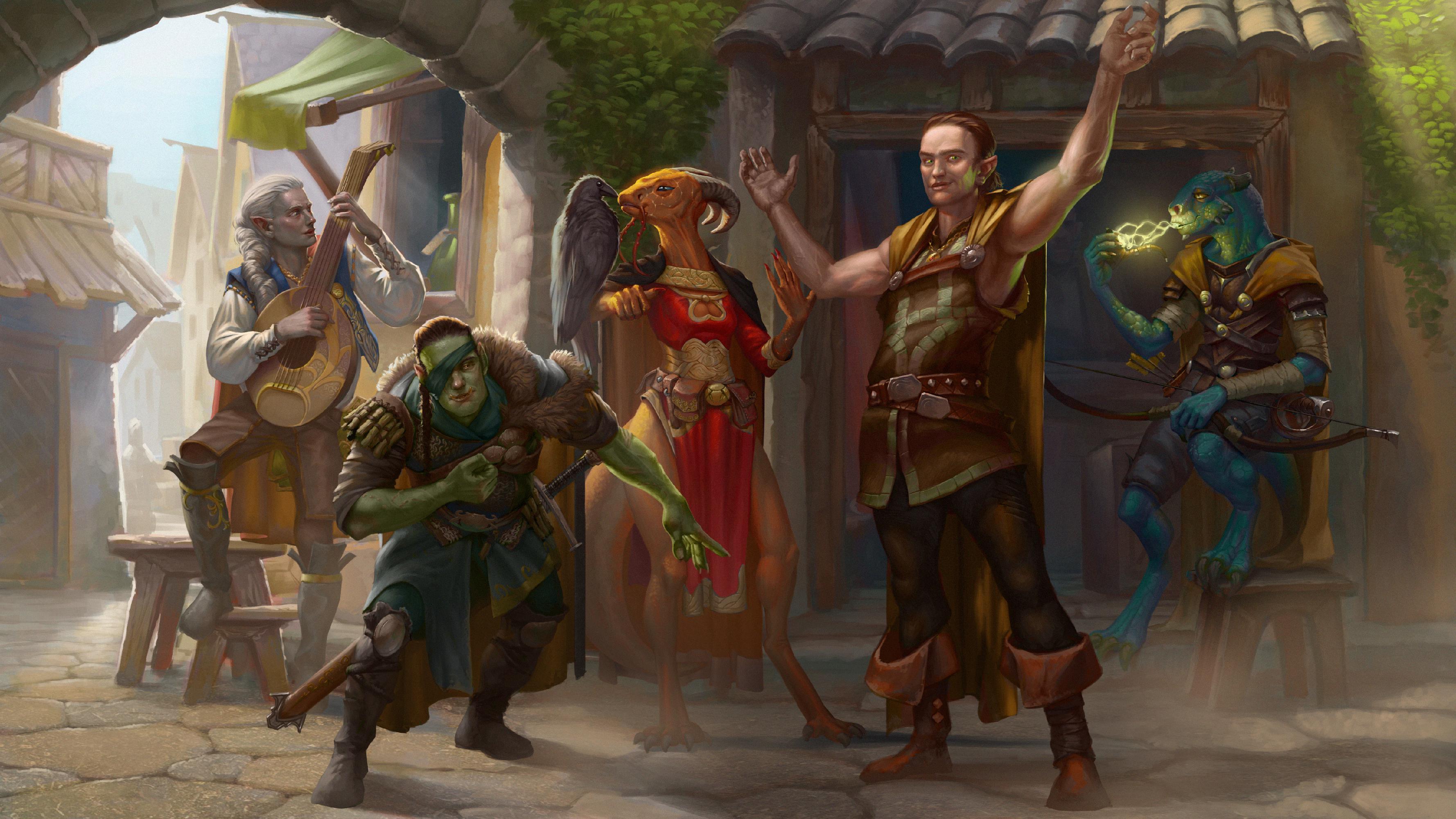 DnD group I drew recently r/DnDart