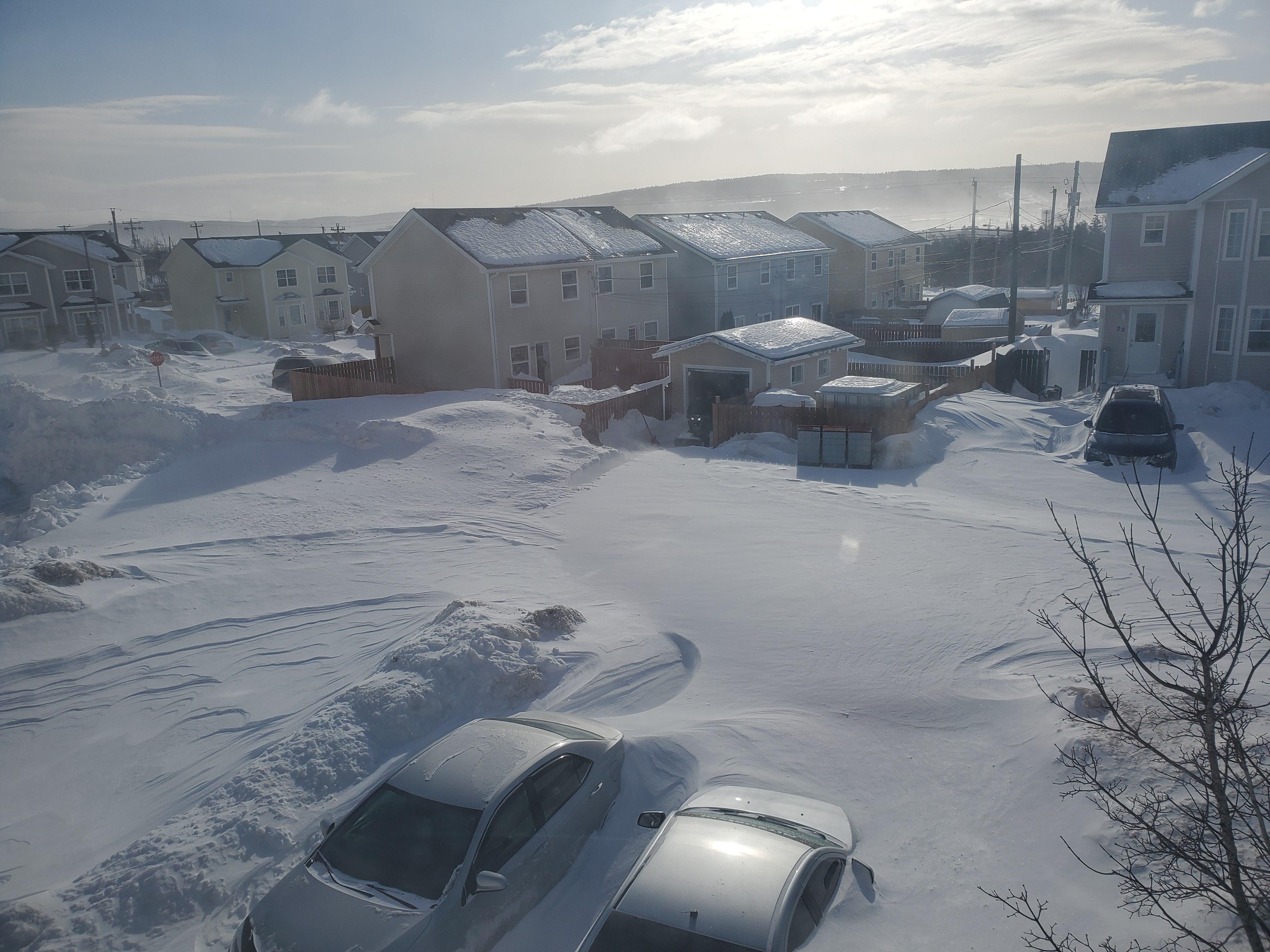 YYT (St. John's NL) has set a new oneday snow fall record of 76.2cm