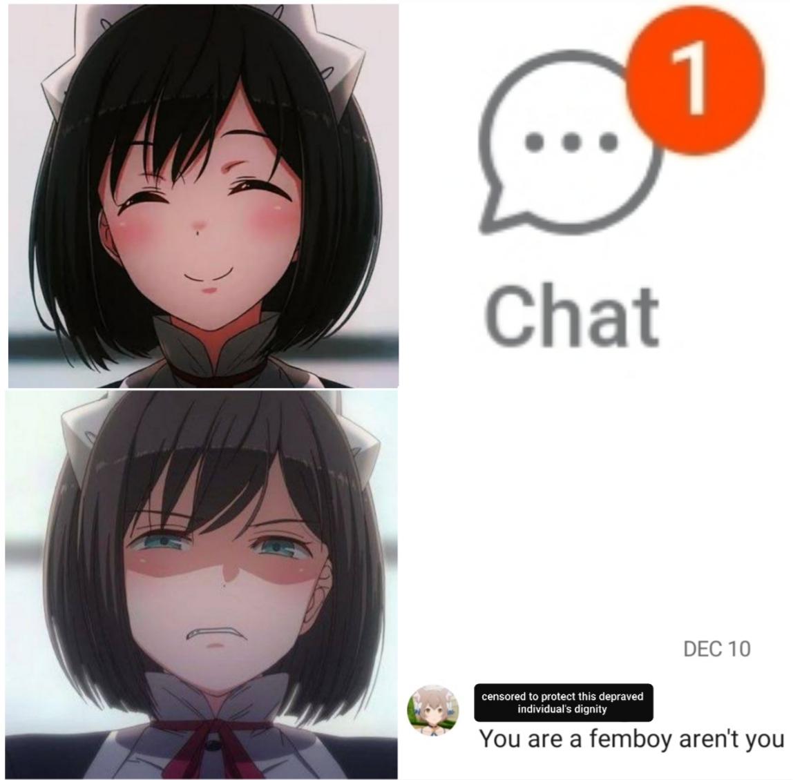 For the last fucking time, I AM NOT A FEMBOY !! r/dankmemes