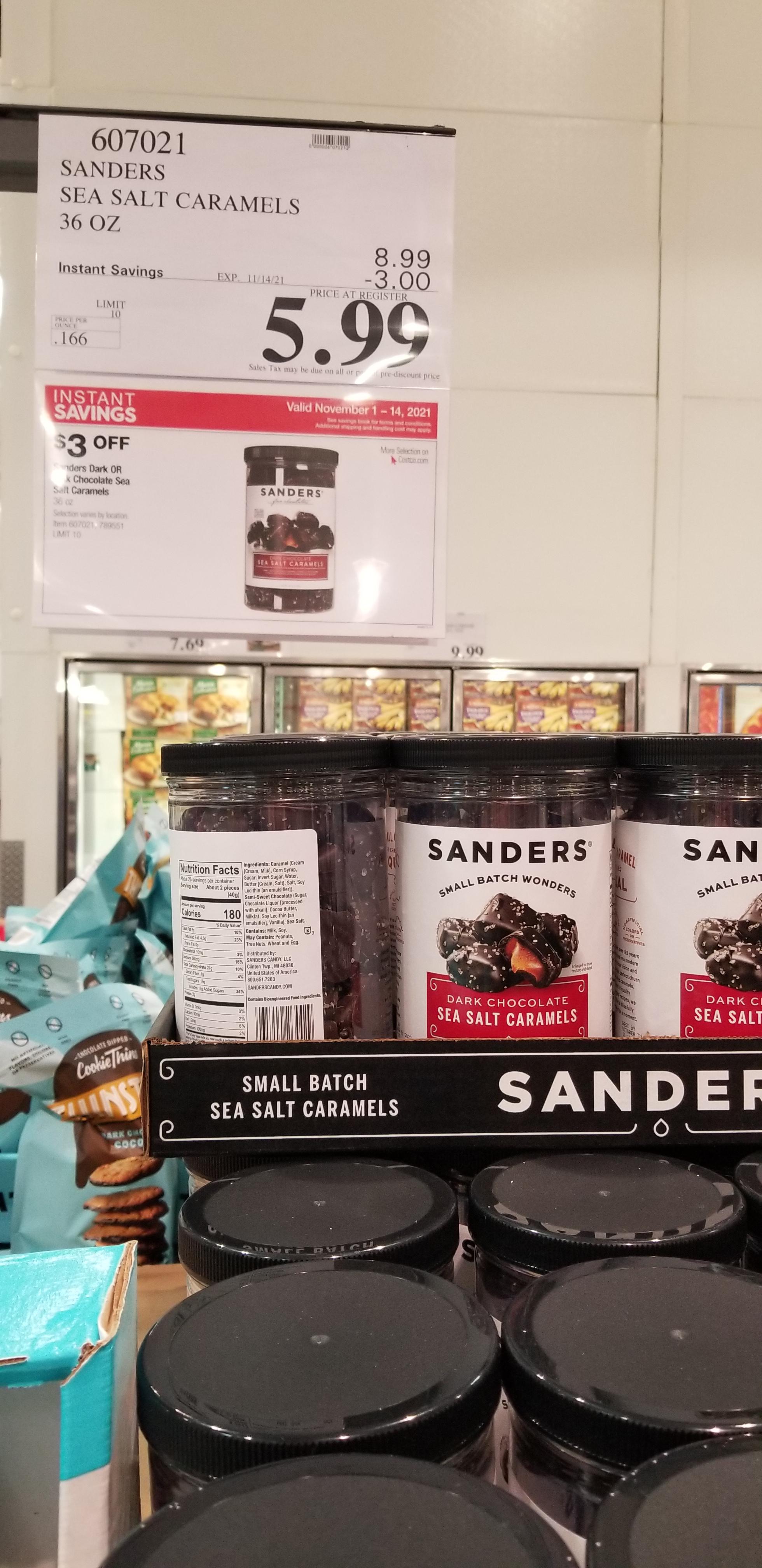Sanders Sea Salt Caramels only 5.99! r/Costco