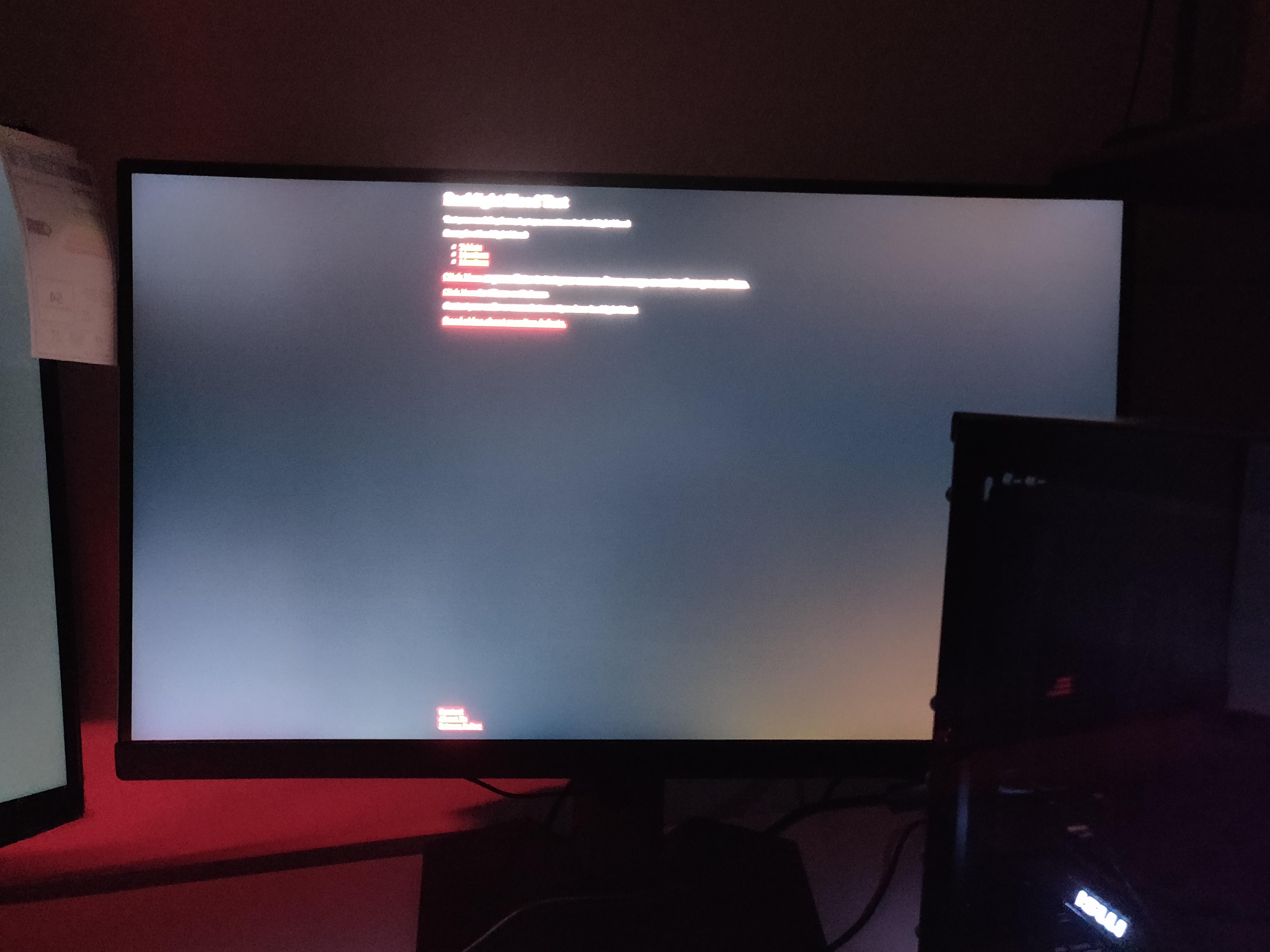 Is this new monitor suffering from backlight bleeding or is it just