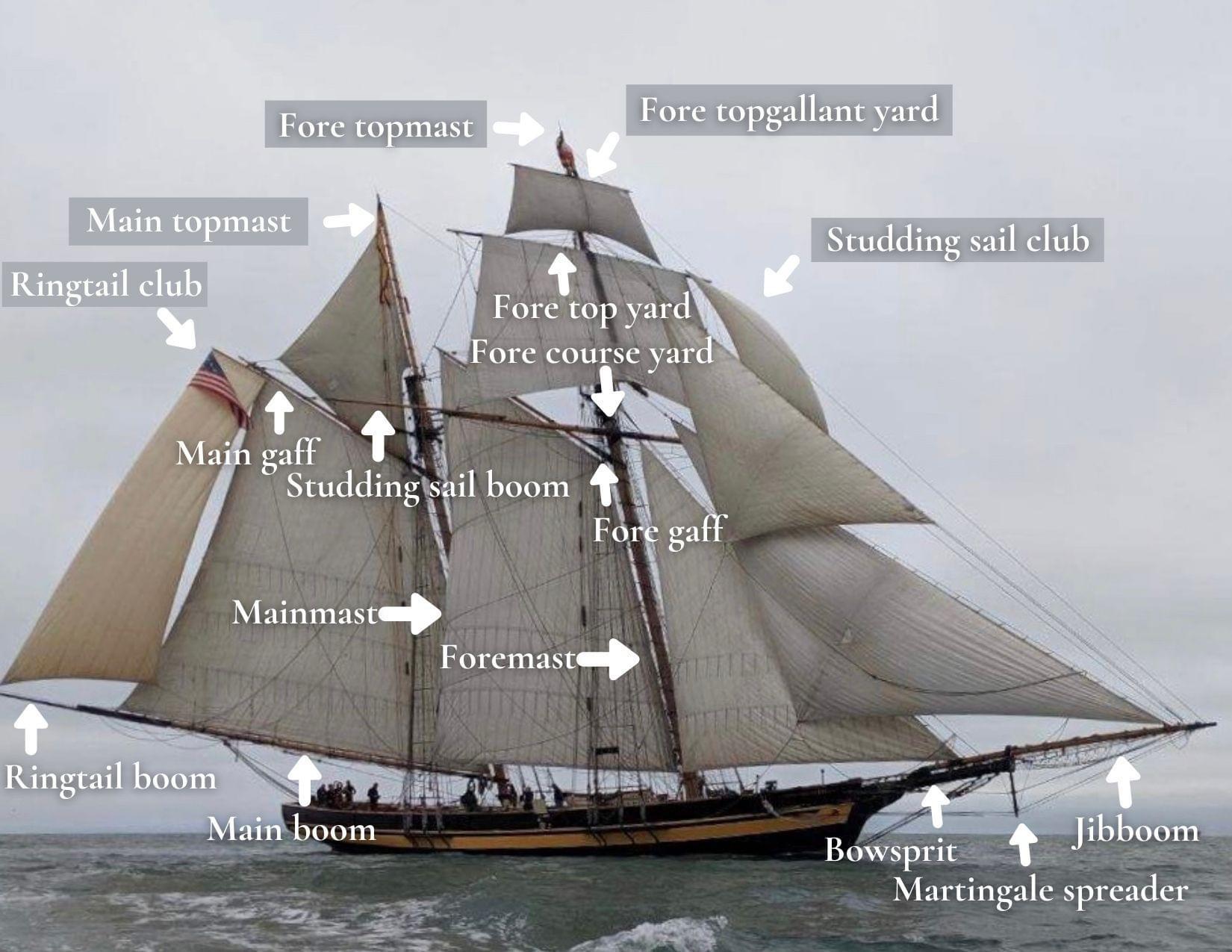 A spar guide to the Pride of Baltimore II r/Tallships