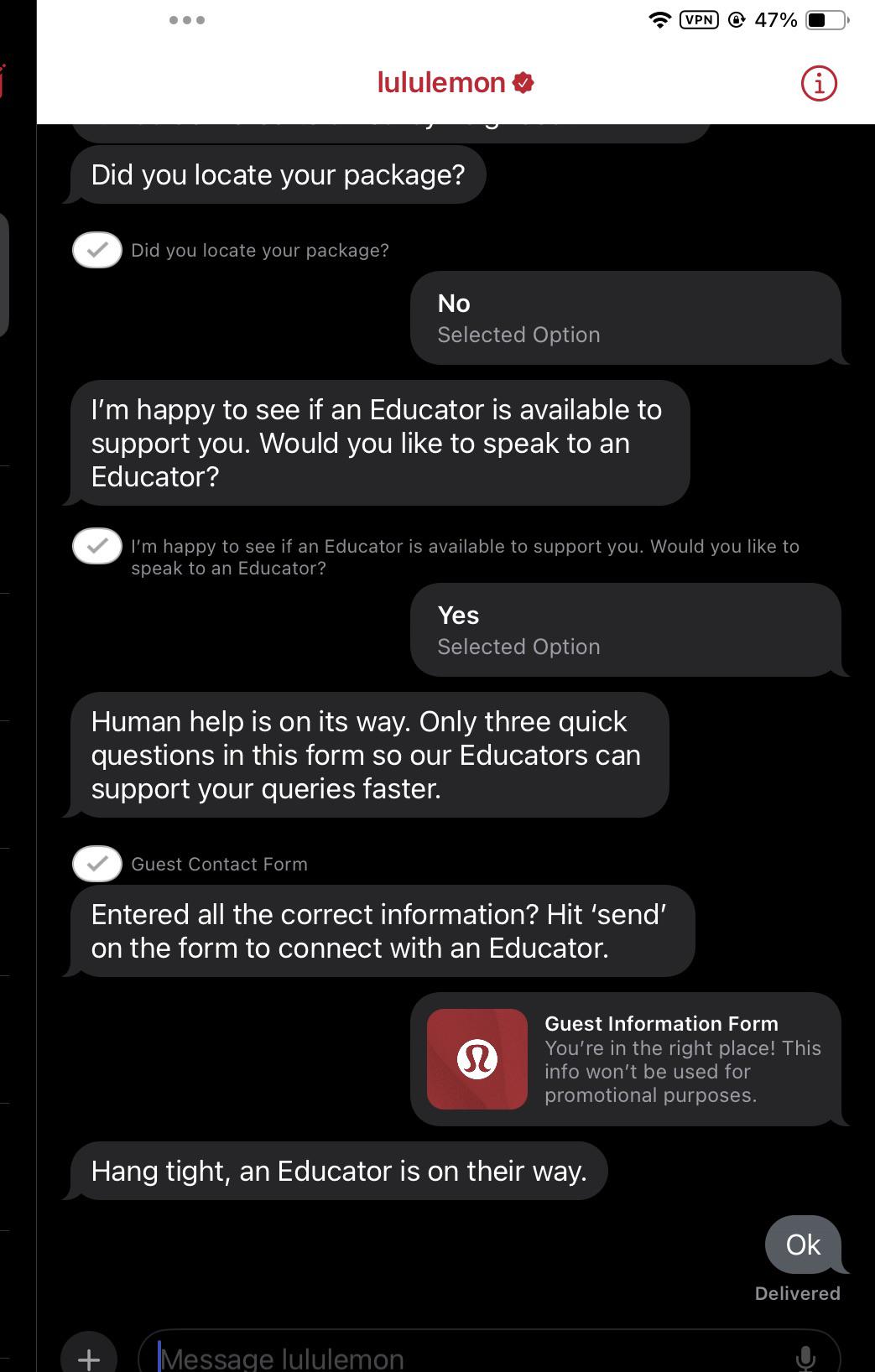 Lululemon calls its customer service associates “educators” r