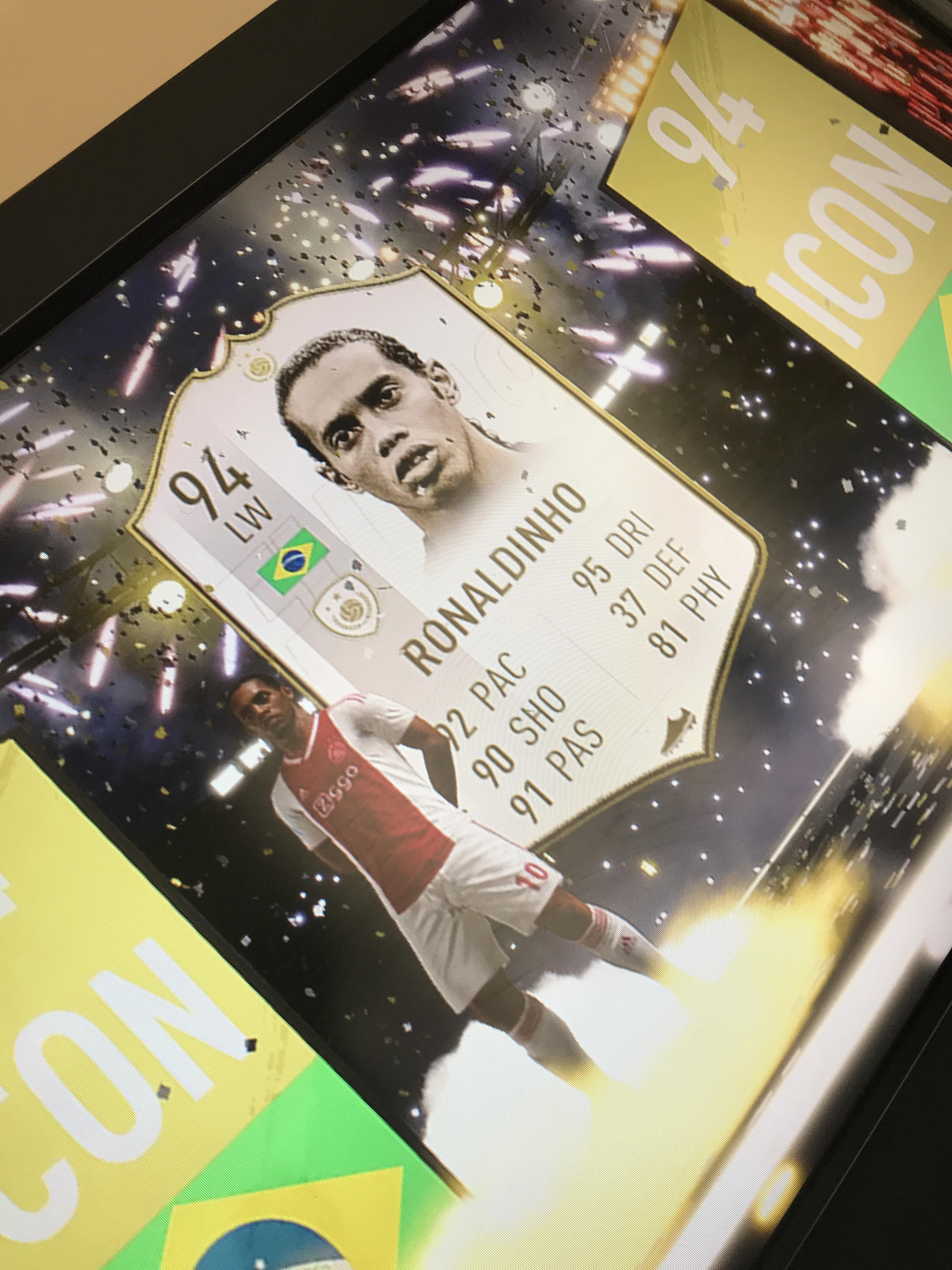 Ronaldinho has been done never thought I’d do it!! Does anyone know his