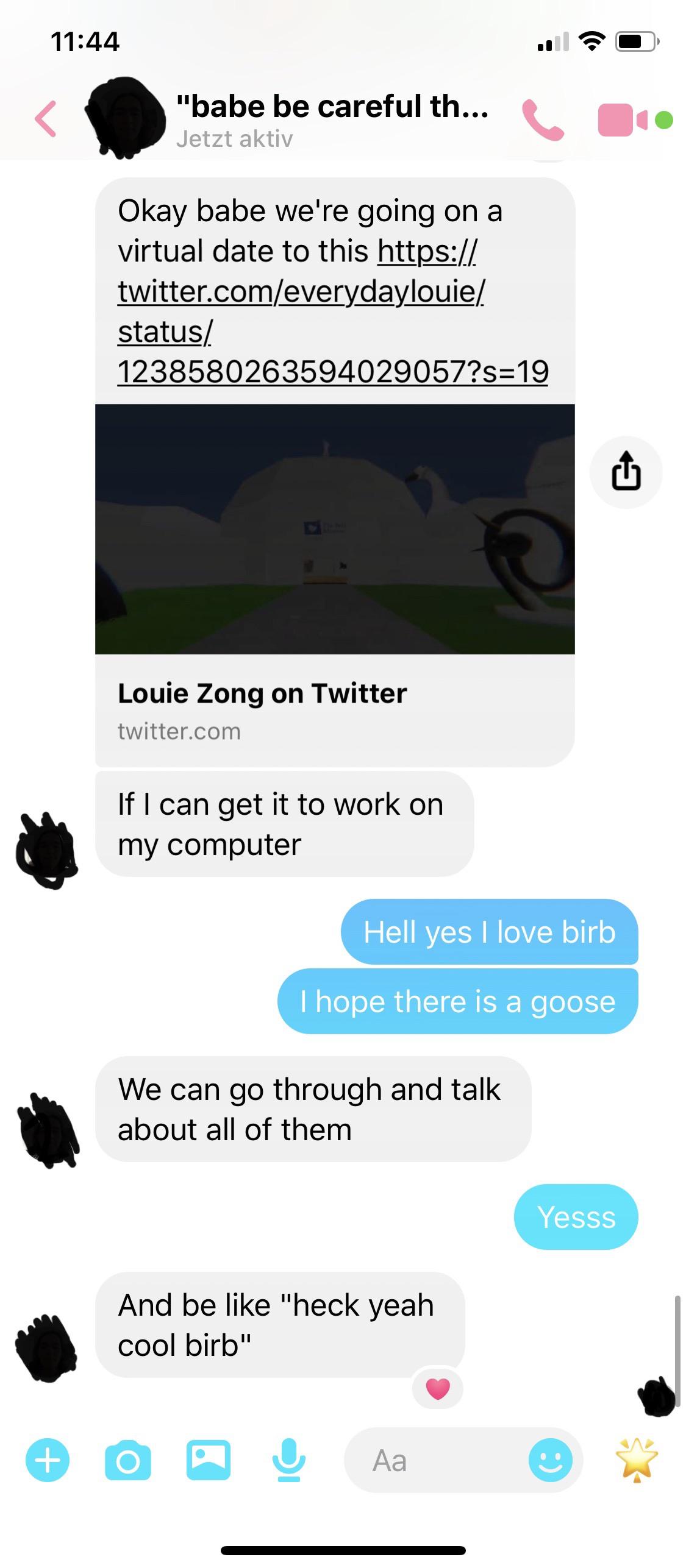Allo long distance couples do sexting and stuff. My ace