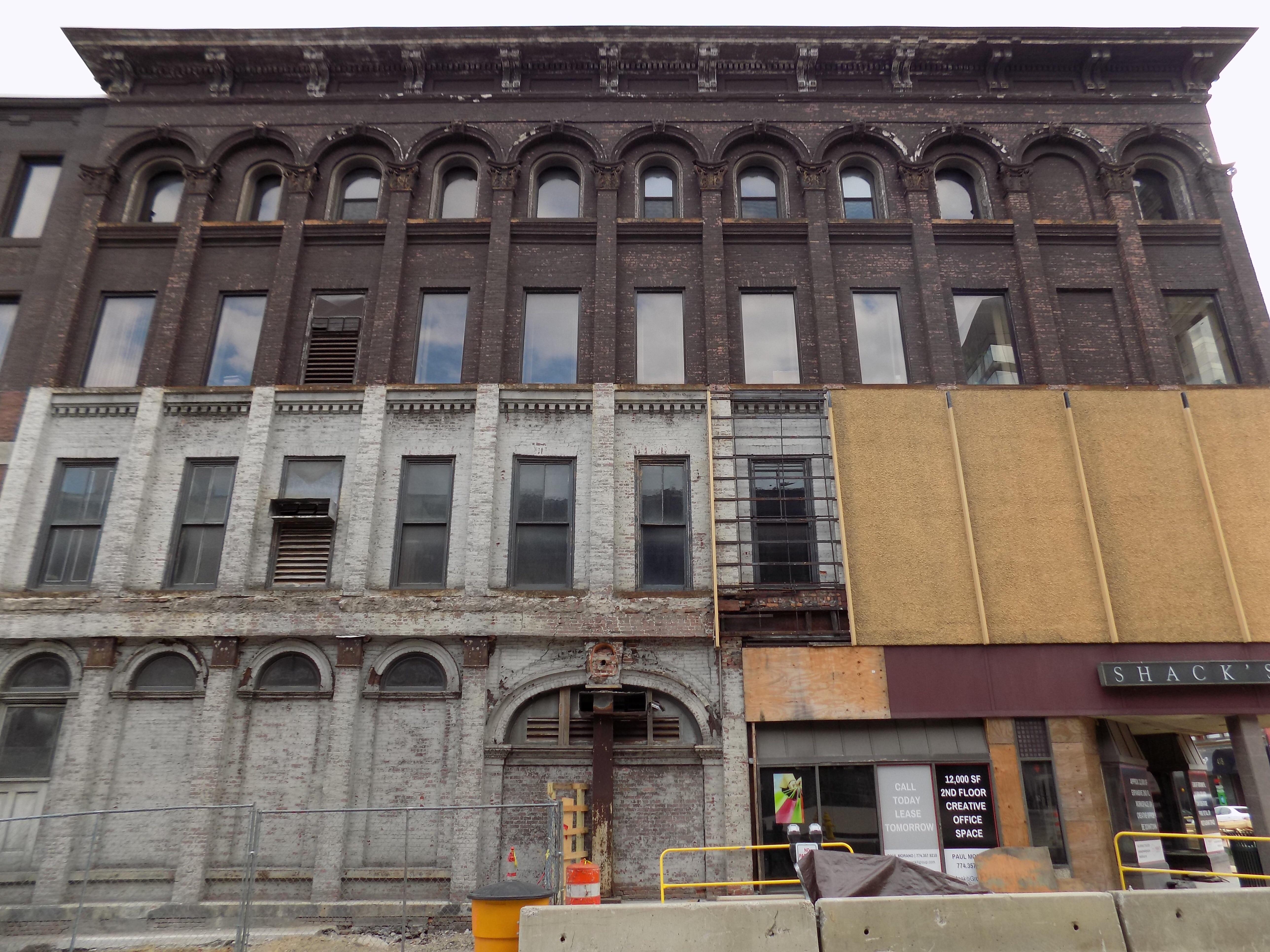 This building in Worcester, MA has been saved from an ugly facelift r