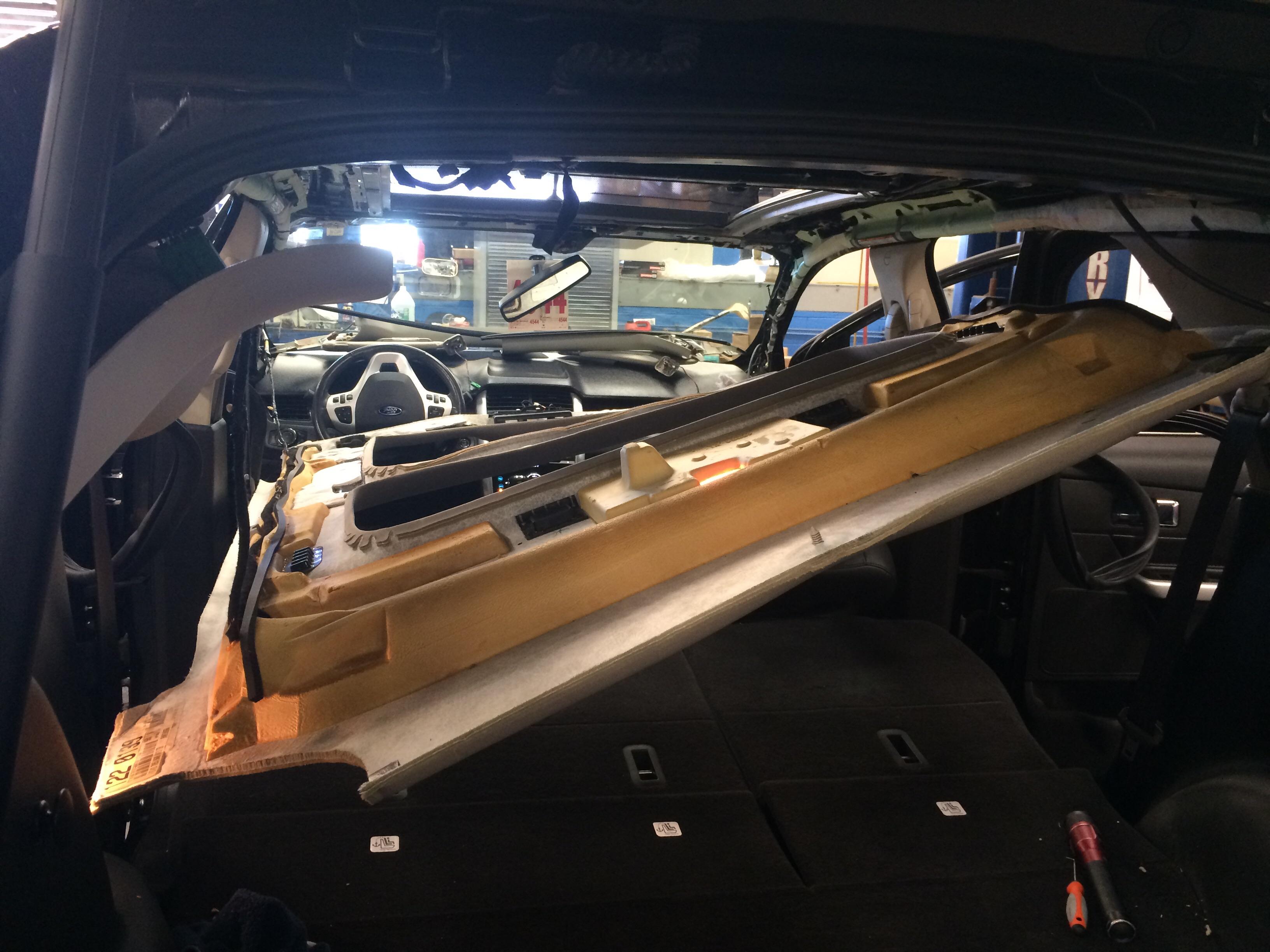 Sunroof track repair... fml