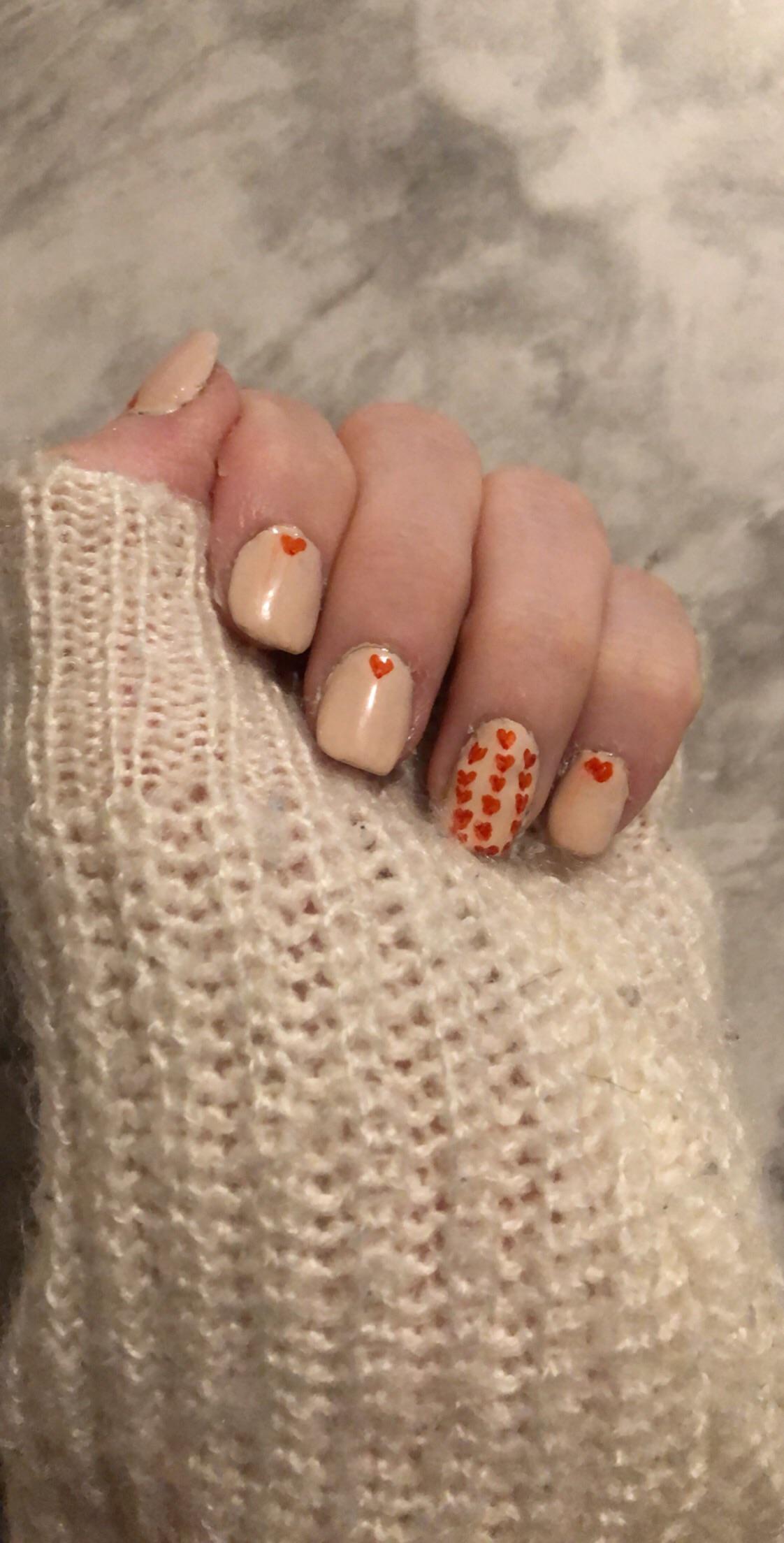 I just started doing my own acrylic nails and this is my first attempt