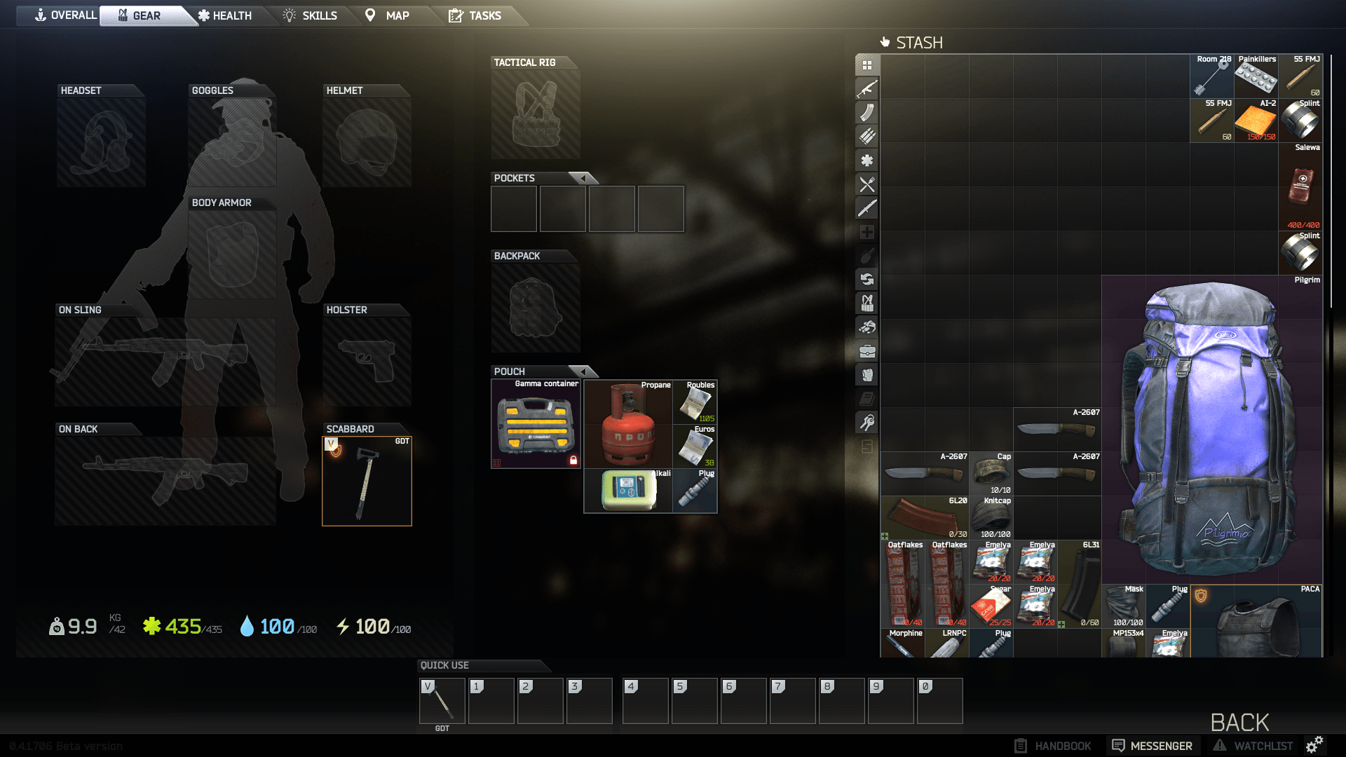 New barter items, propane tank and heat exchange alkalai r