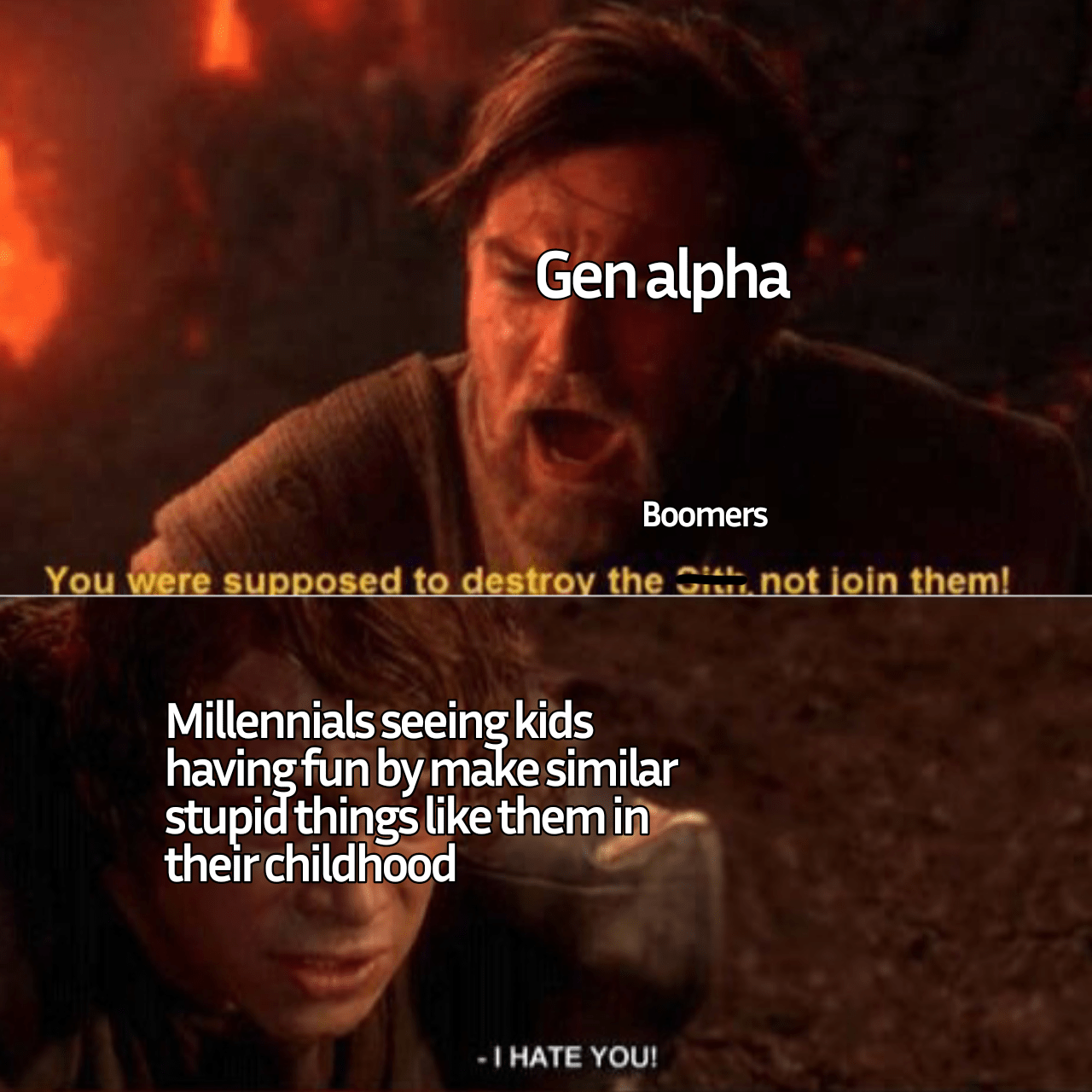 I'm gen Z, but it is shame, how easily some of you became boomers r