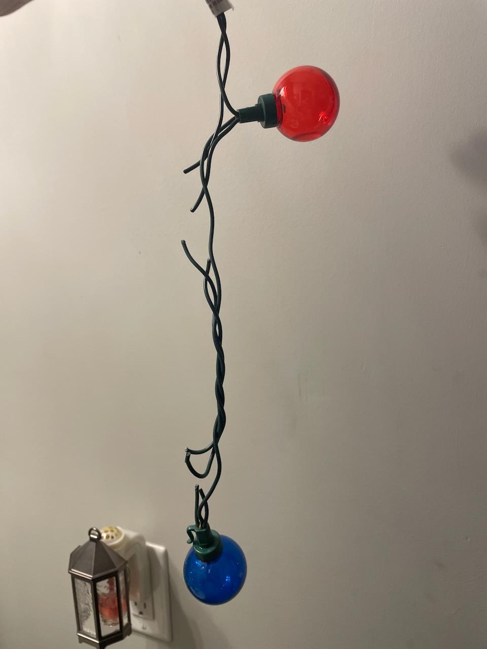 Our first year where we thought we could afford the electric bill to put out some Christmas