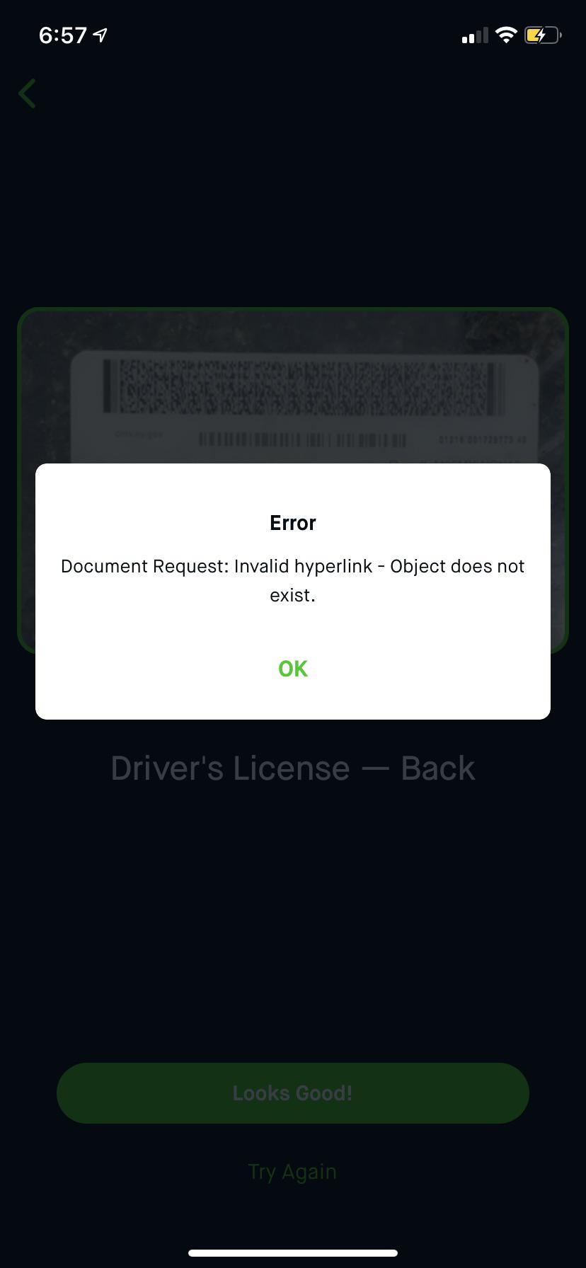Why do I keep getting this error message when I try uploading the