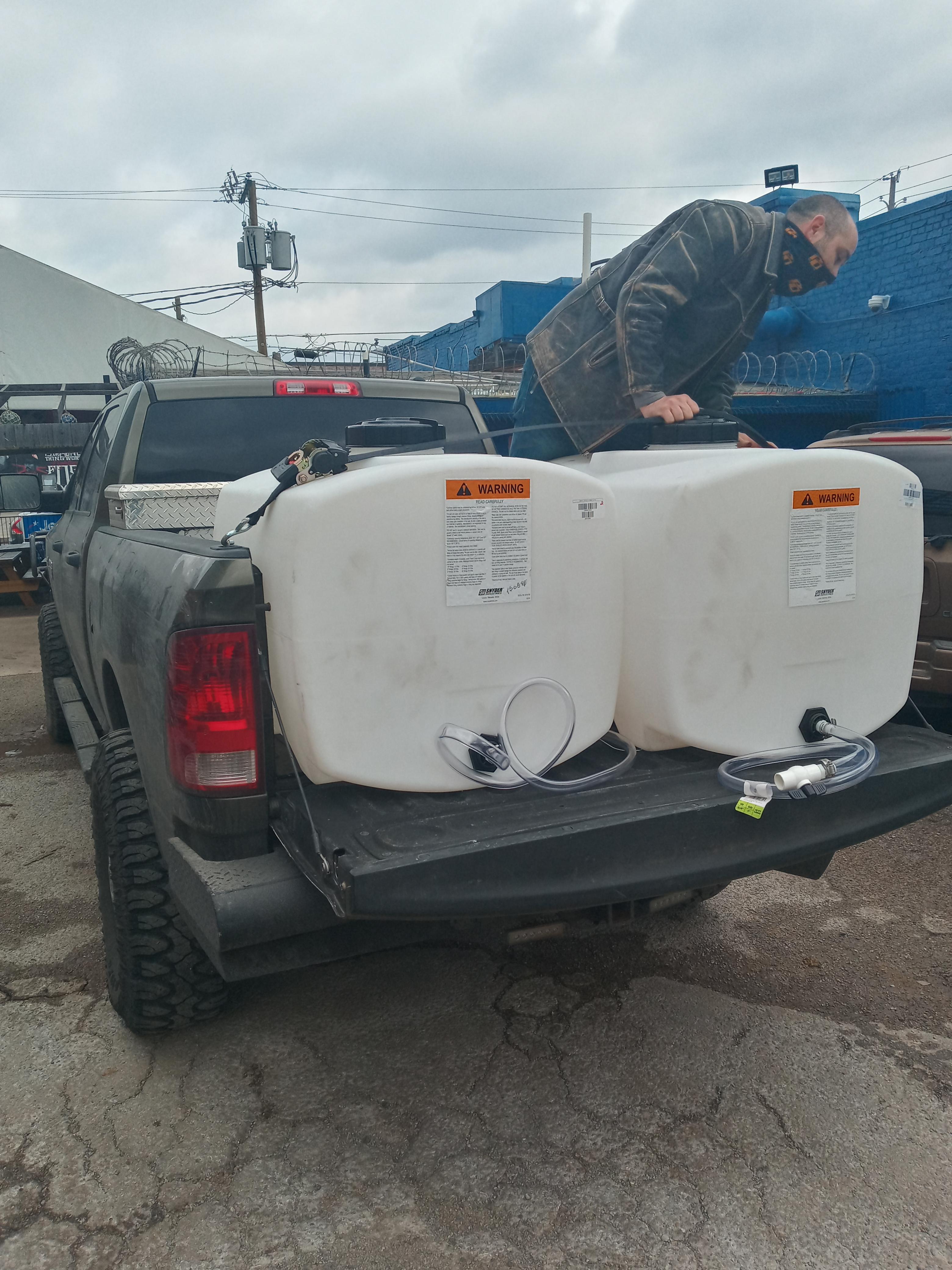 Mobile Water Supply if your community doesn't have water we will send a