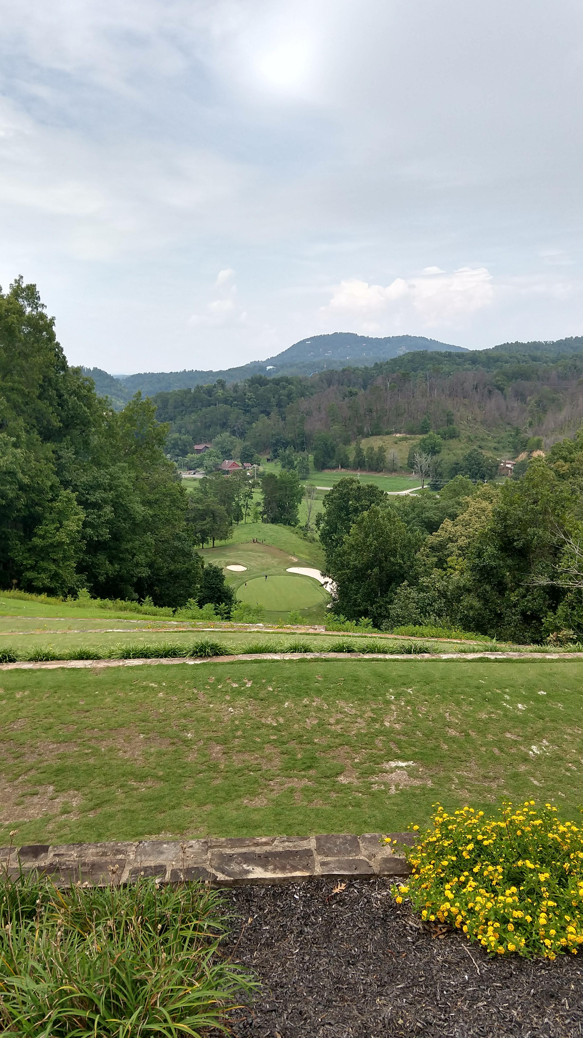 Gatlinburg, TN. 200 ft drop, par 3. r/golf