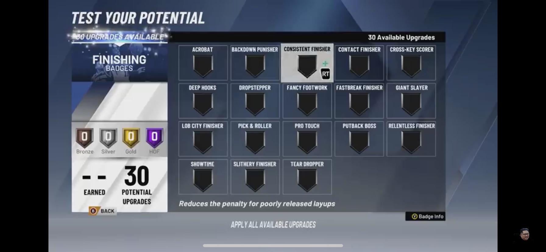 Best finishing badges for 24 badge points I’m a facilitating finisher I