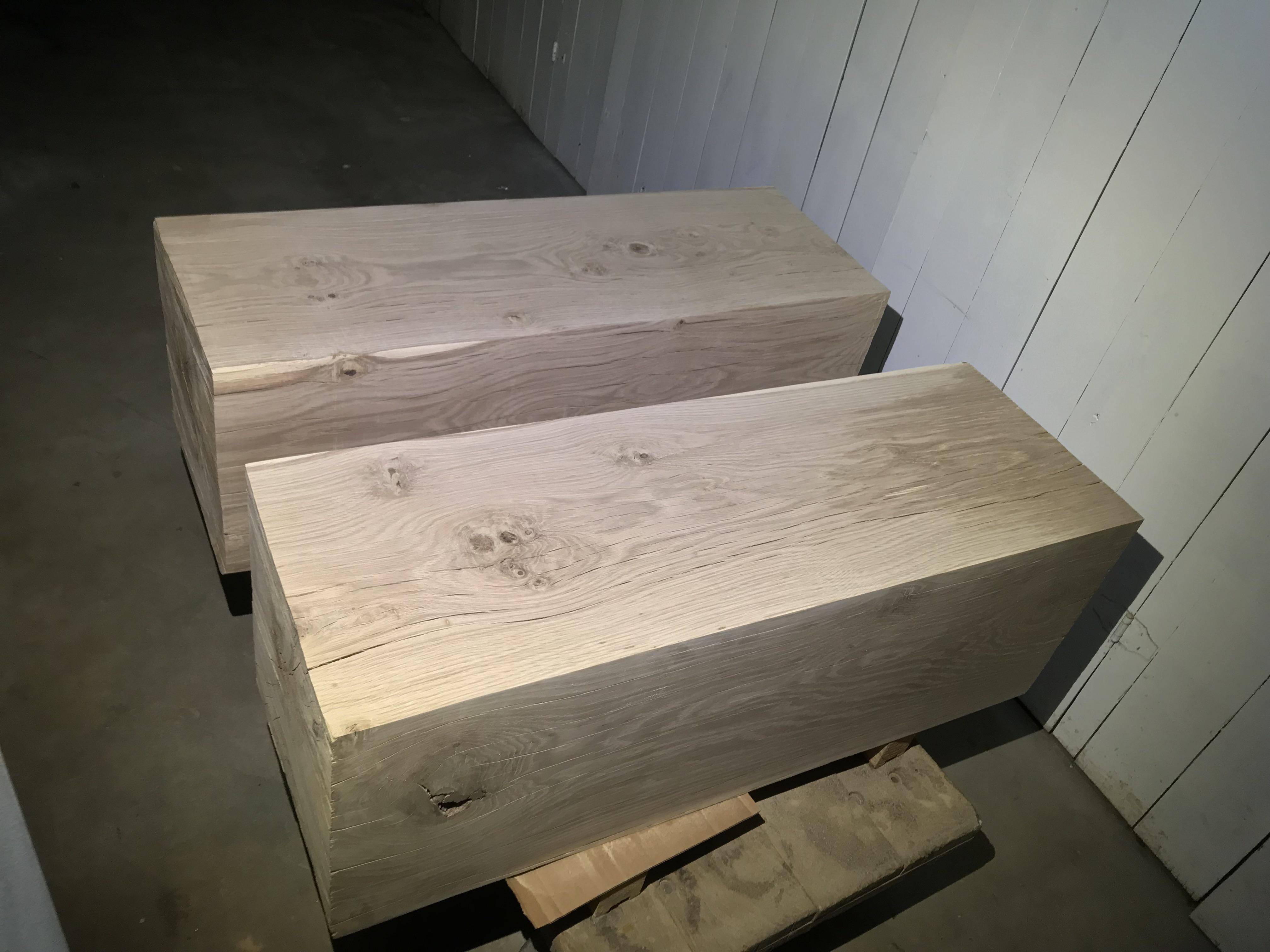 14x14 white oak beams 40 inches long r/woodworking