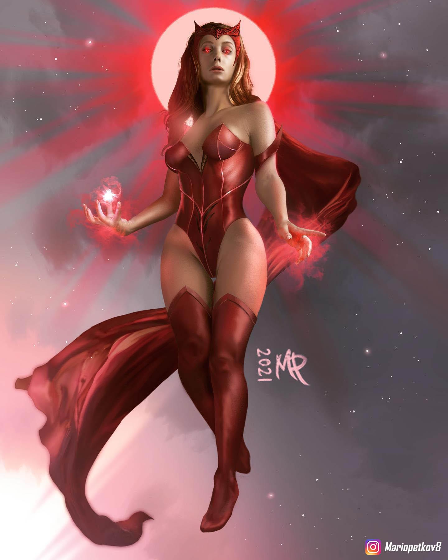 Marvel Scarlet Witch Hot