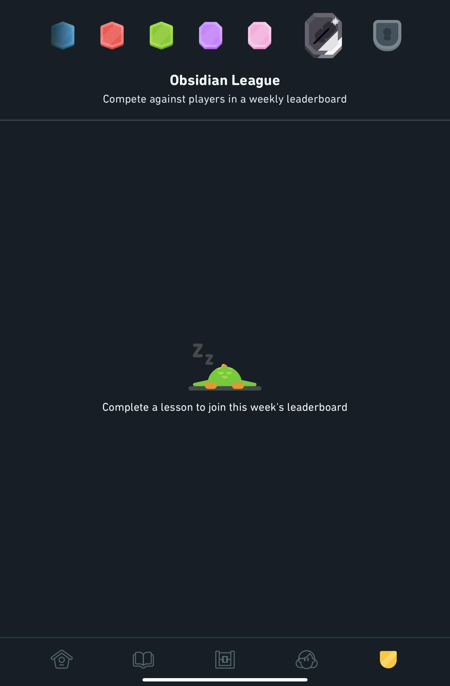 Lesson completed yet no leaderboard? r/duolingo