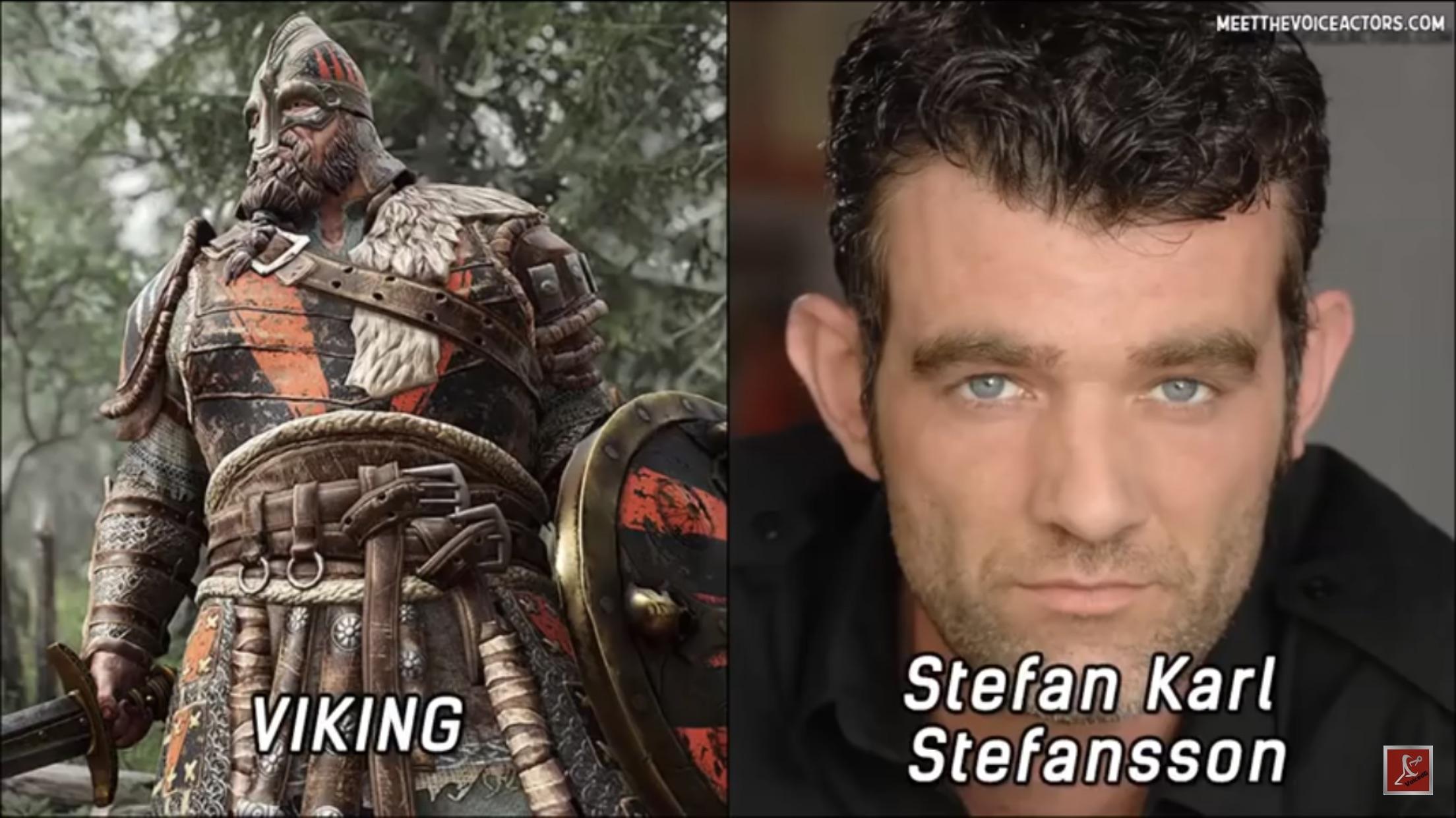 So I was on YouTube watching a video on the voice actors for the game