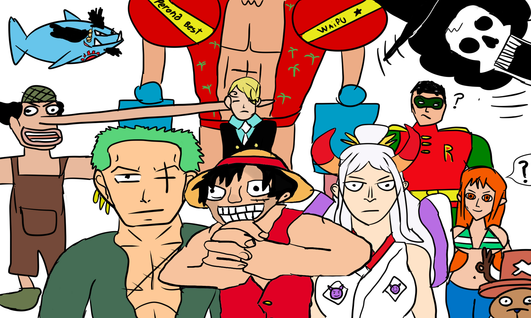 1276 best Straw Hat Pirates images on Pholder One Piece, Meme Piece