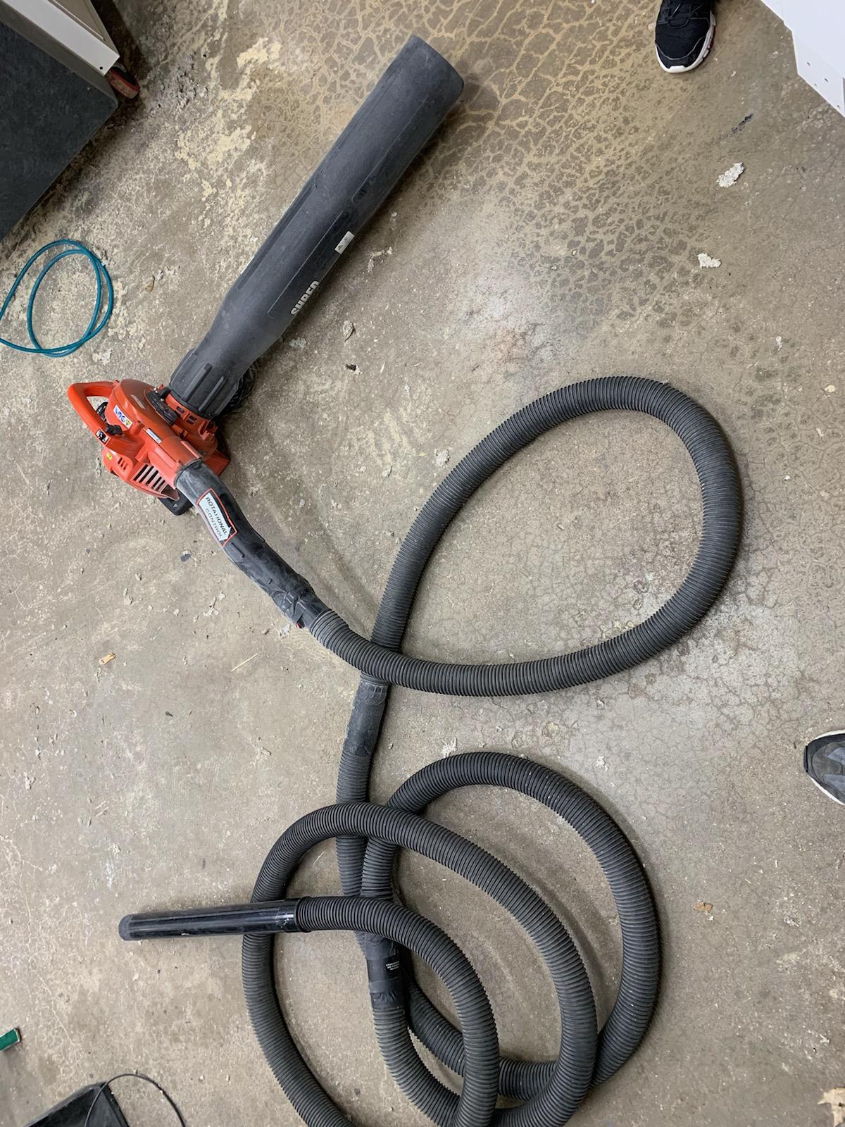 A fabulous makeshift insulation blower r/redneckengineering