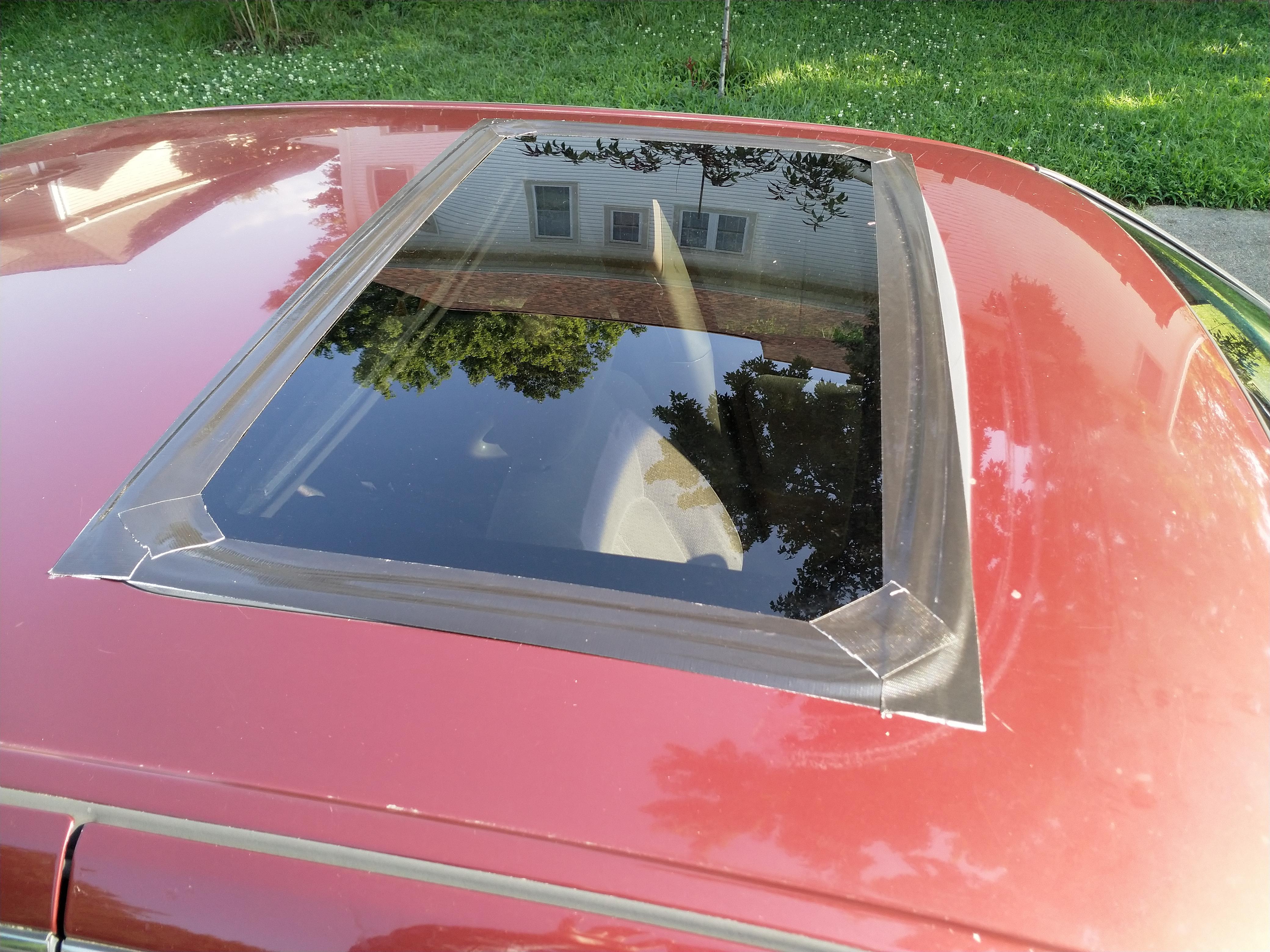 The sunroof is leaking. gorilla tape is not cutting it. Was thinking