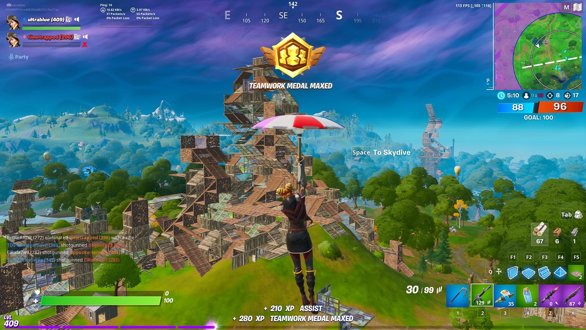 A visual representation of Team Rumble in Chapter 2 r/FortNiteBR