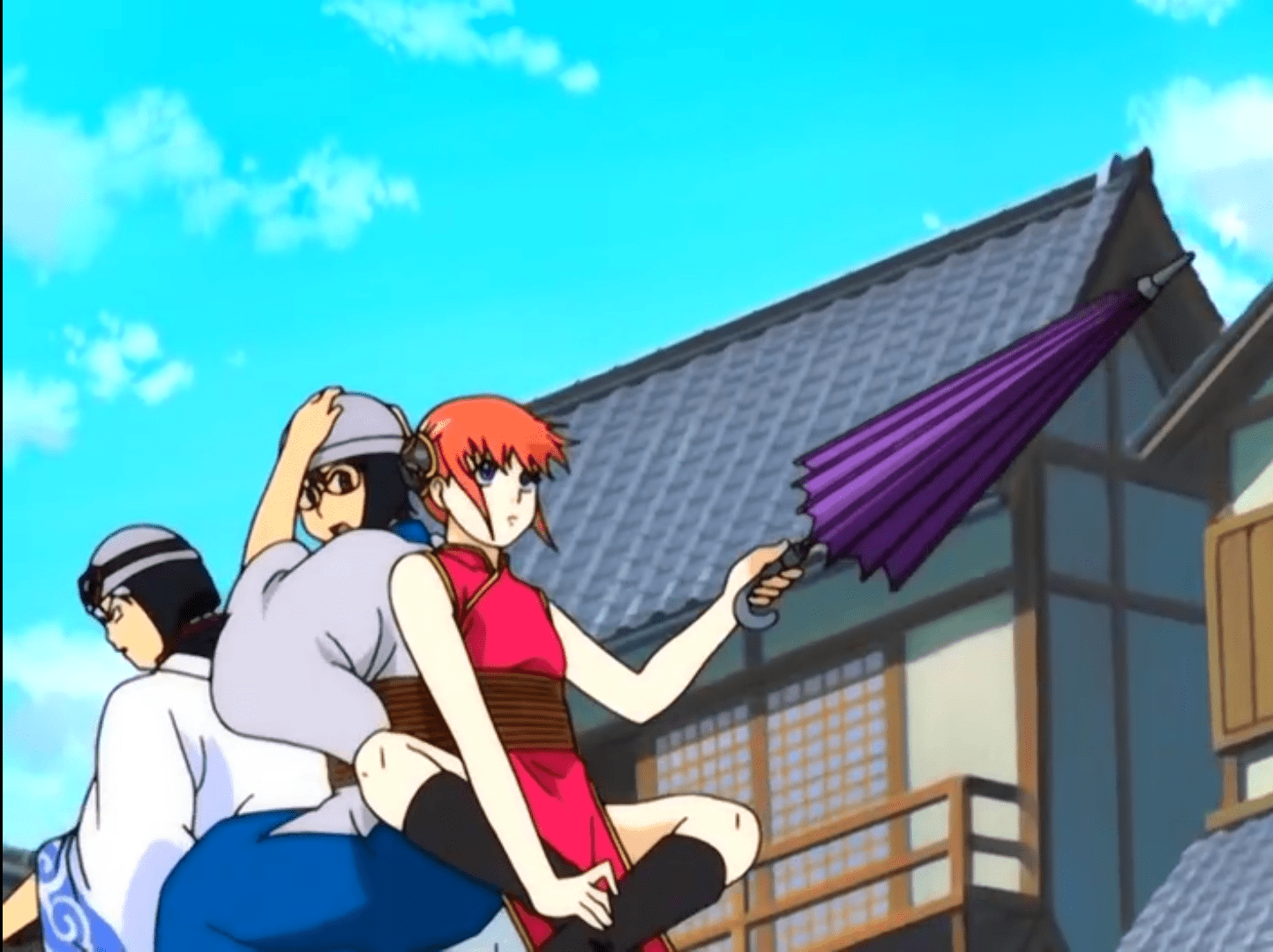 Has Kagura Actually Used Her Umbrella To Shoot Directly At Someone and